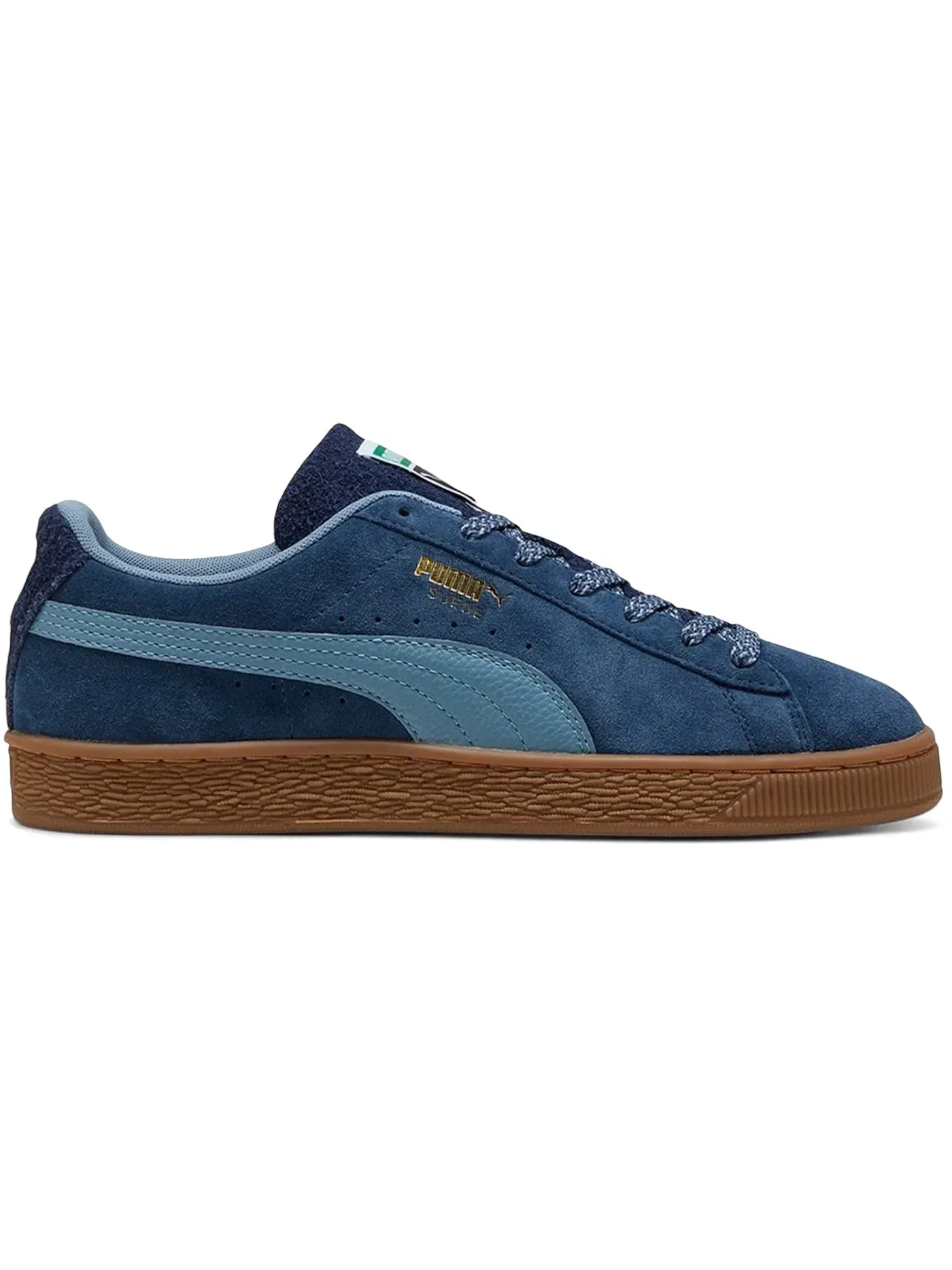 Мужские кроссовки с замшевым верхом Puma Suede Fuzzy Puma — изображение 1 из 1, синий