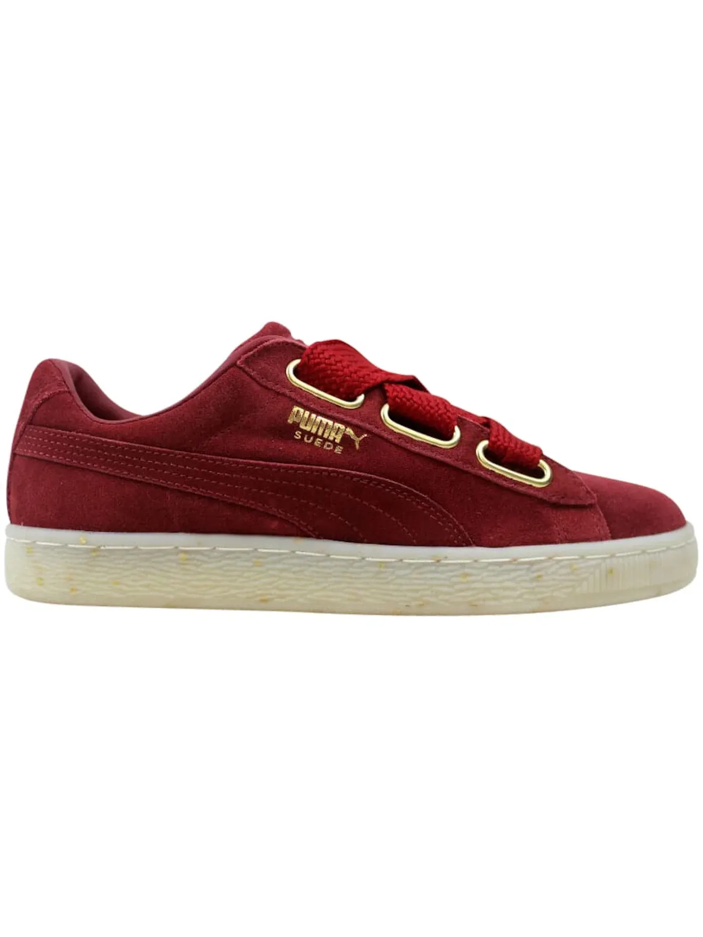 Женские кроссовки Puma Suede Heart Celebrate — изображение 1 из 1, красный