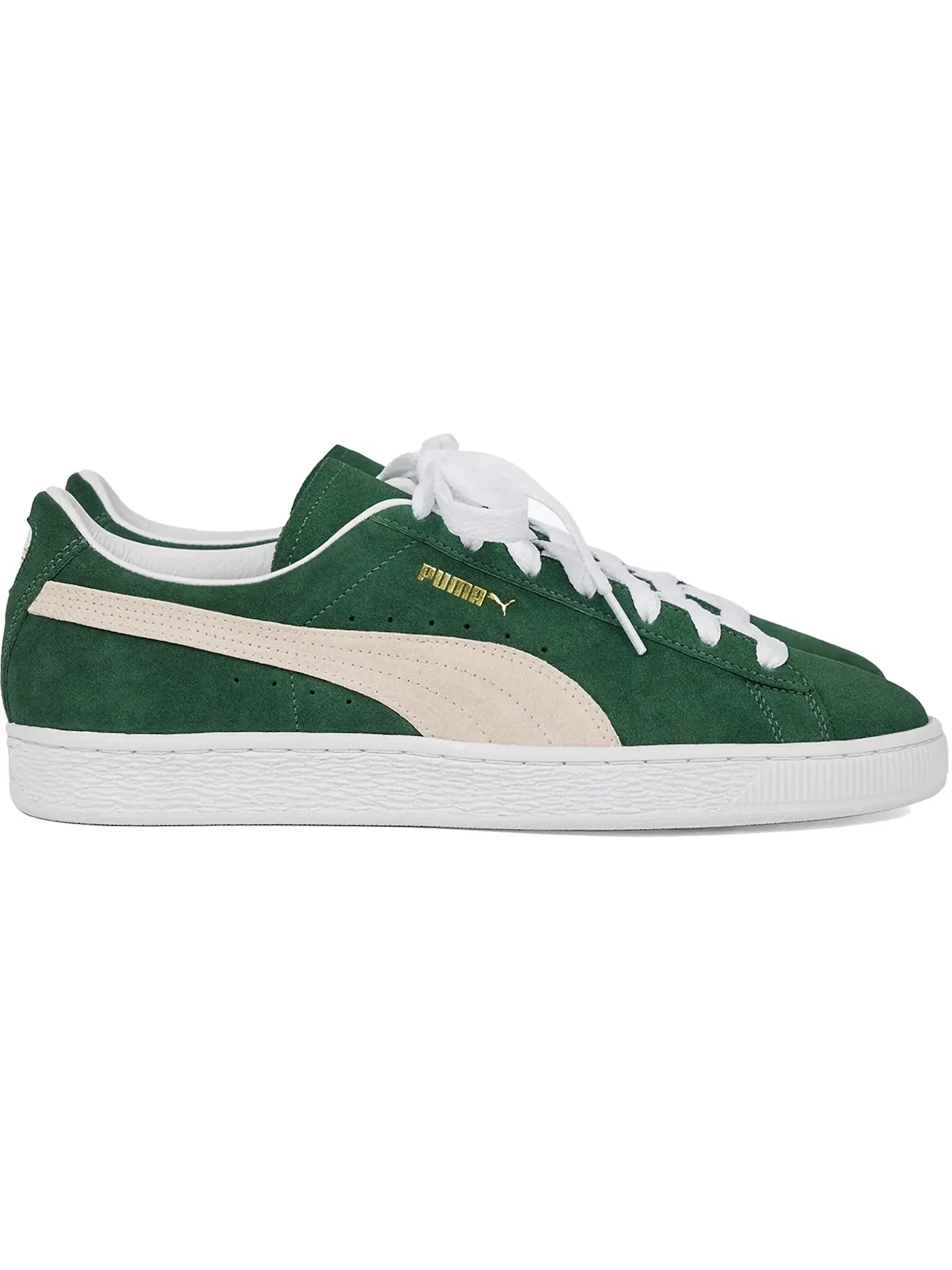 Мужские кроссовки Lifestyle Puma Suede Puma — изображение 1 из 2, зеленый белый