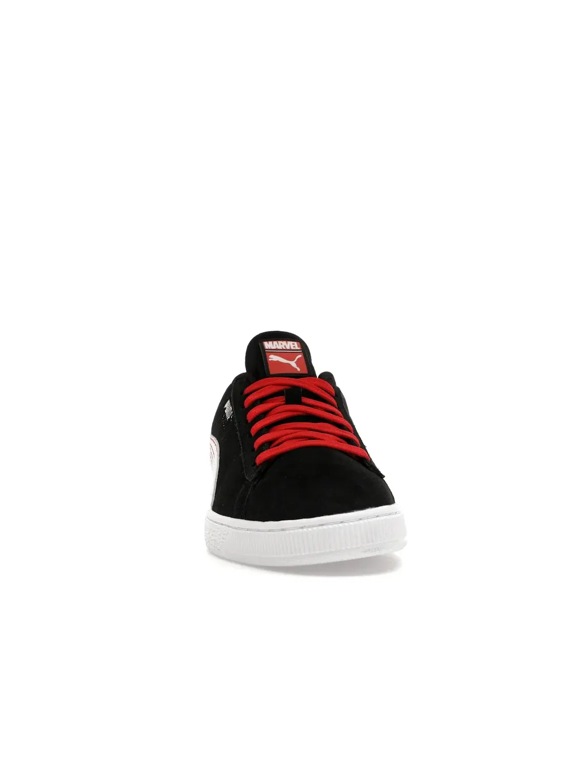 Мужские кроссовки с принтом Puma Suede Marvel Spider-Man Miles Morales Puma — изображение 2 из 4, черный/красный/белый
