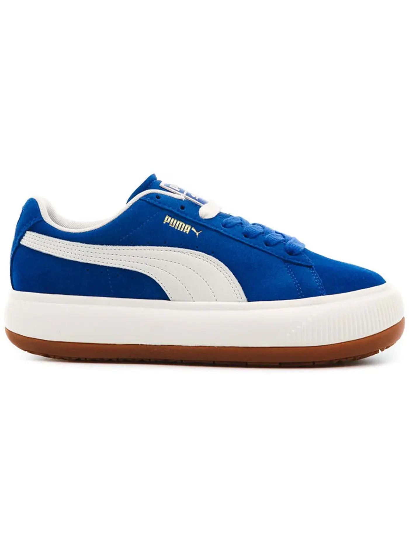 Женские кроссовки с замшевым верхом Puma Suede Mayu Up Puma — изображение 1 из 1, синий