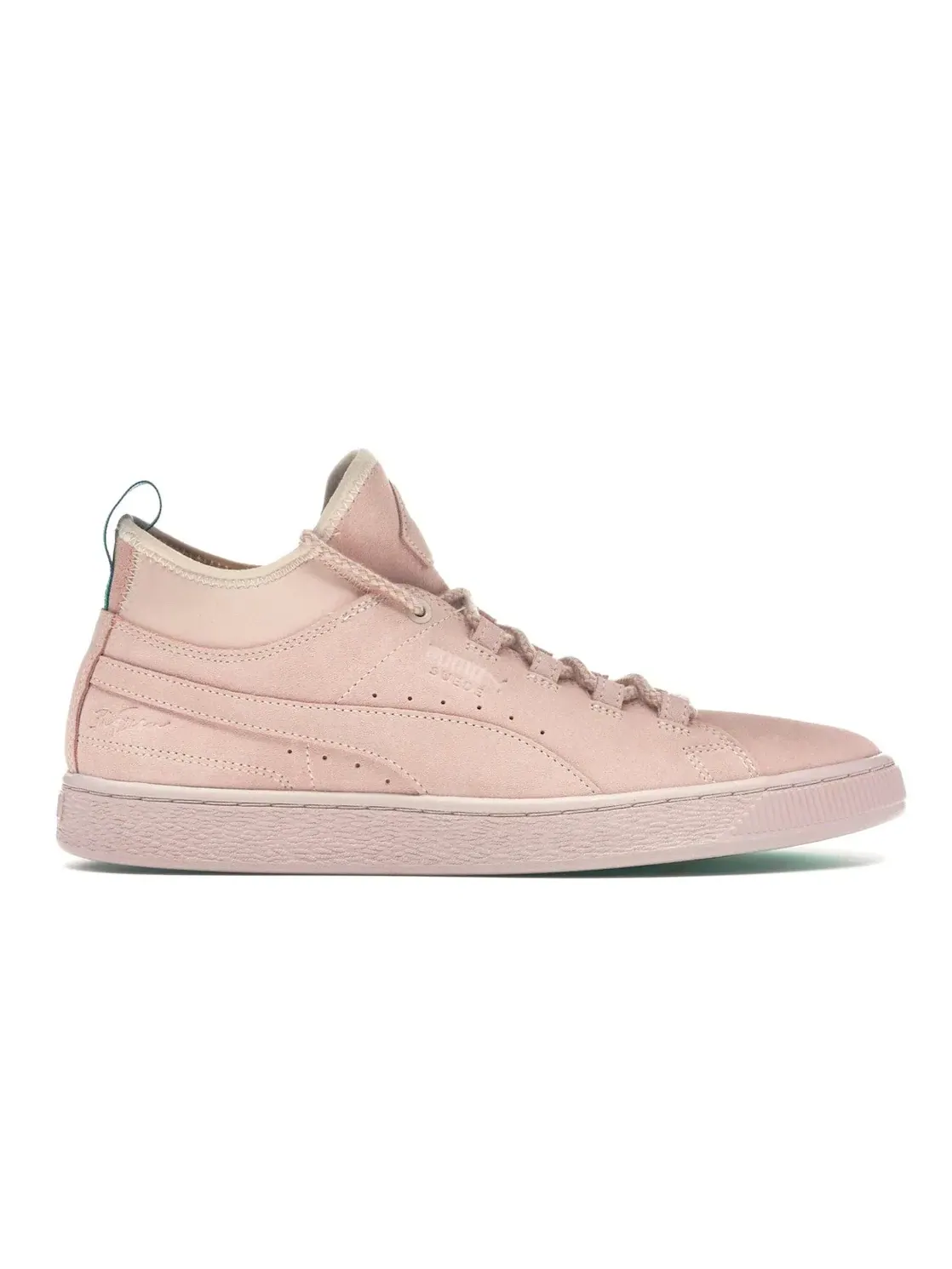 Мужские кроссовки из замши Puma Suede Mid Puma, Shell/Shell — изображение 1 из 4