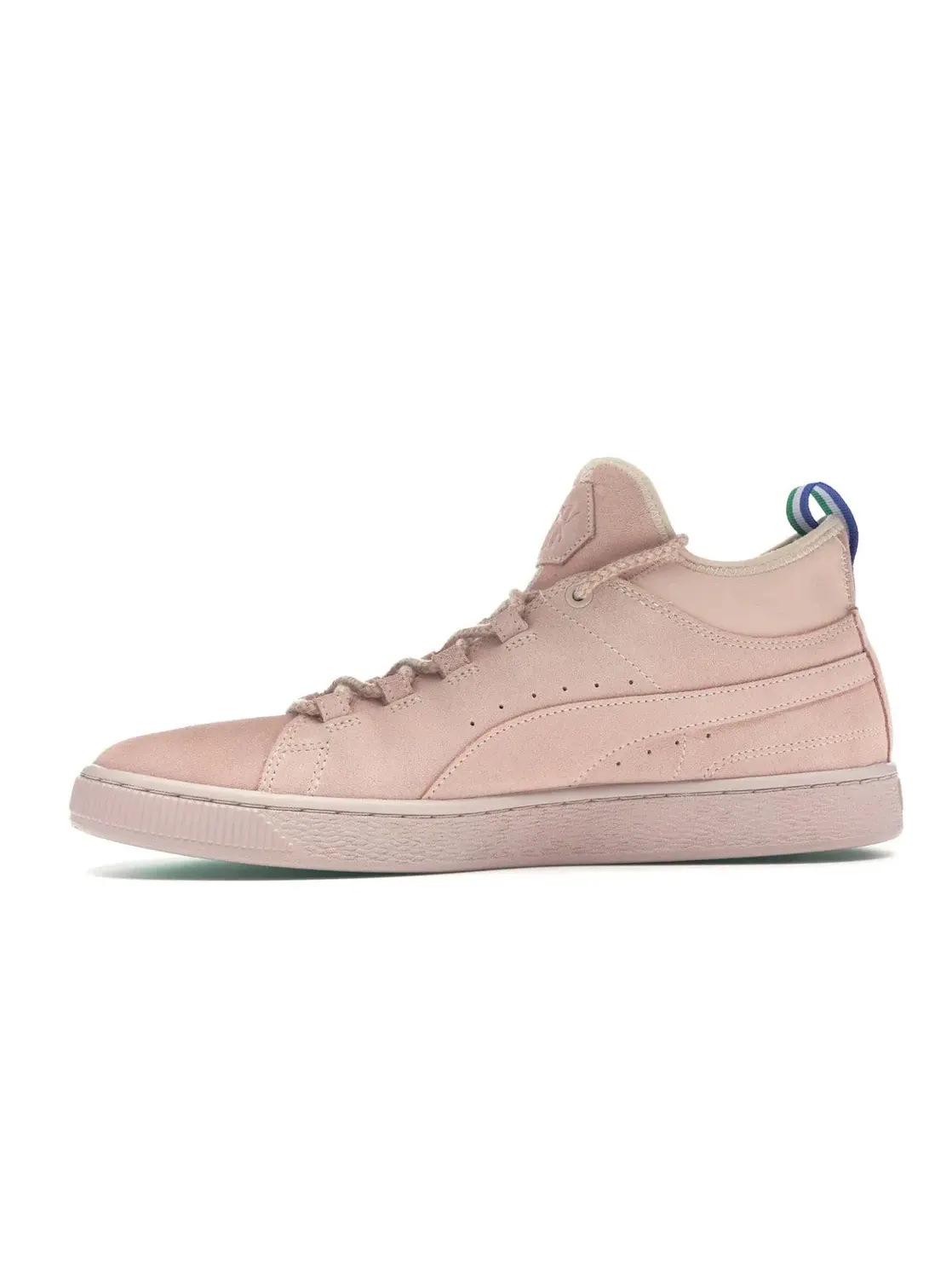 Мужские кроссовки из замши Puma Suede Mid Puma, Shell/Shell — изображение 3 из 4