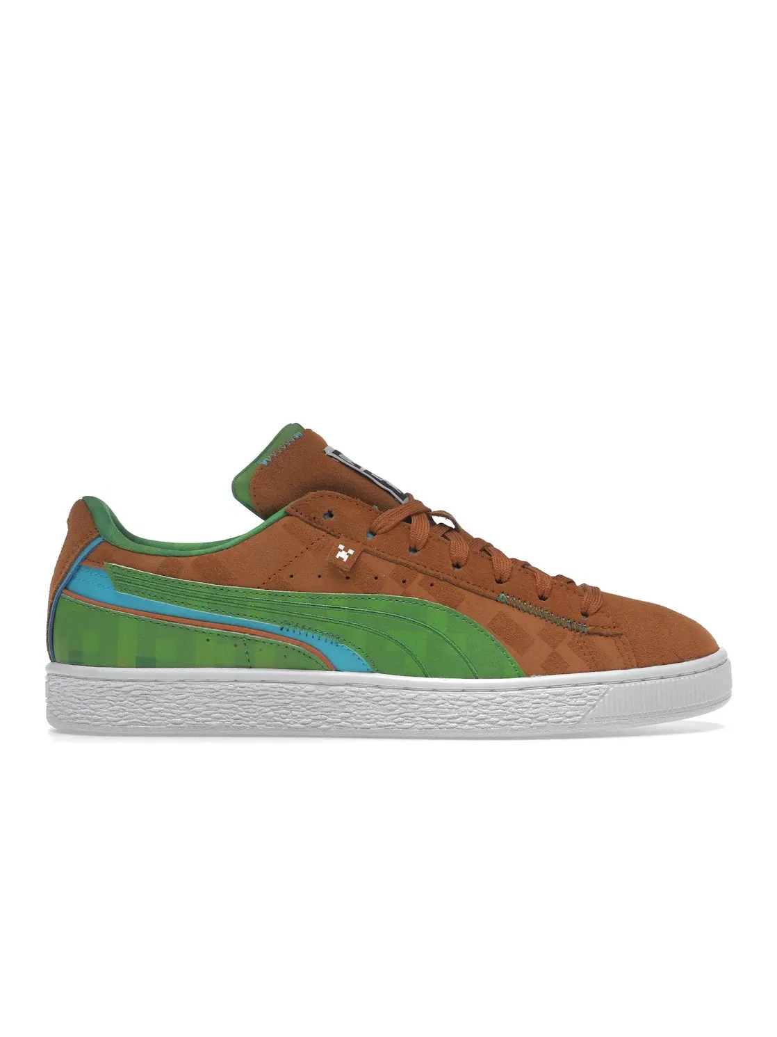 Мужские кроссовки Lifestyle Puma Suede — изображение 1 из 4, коричневый/зеленый