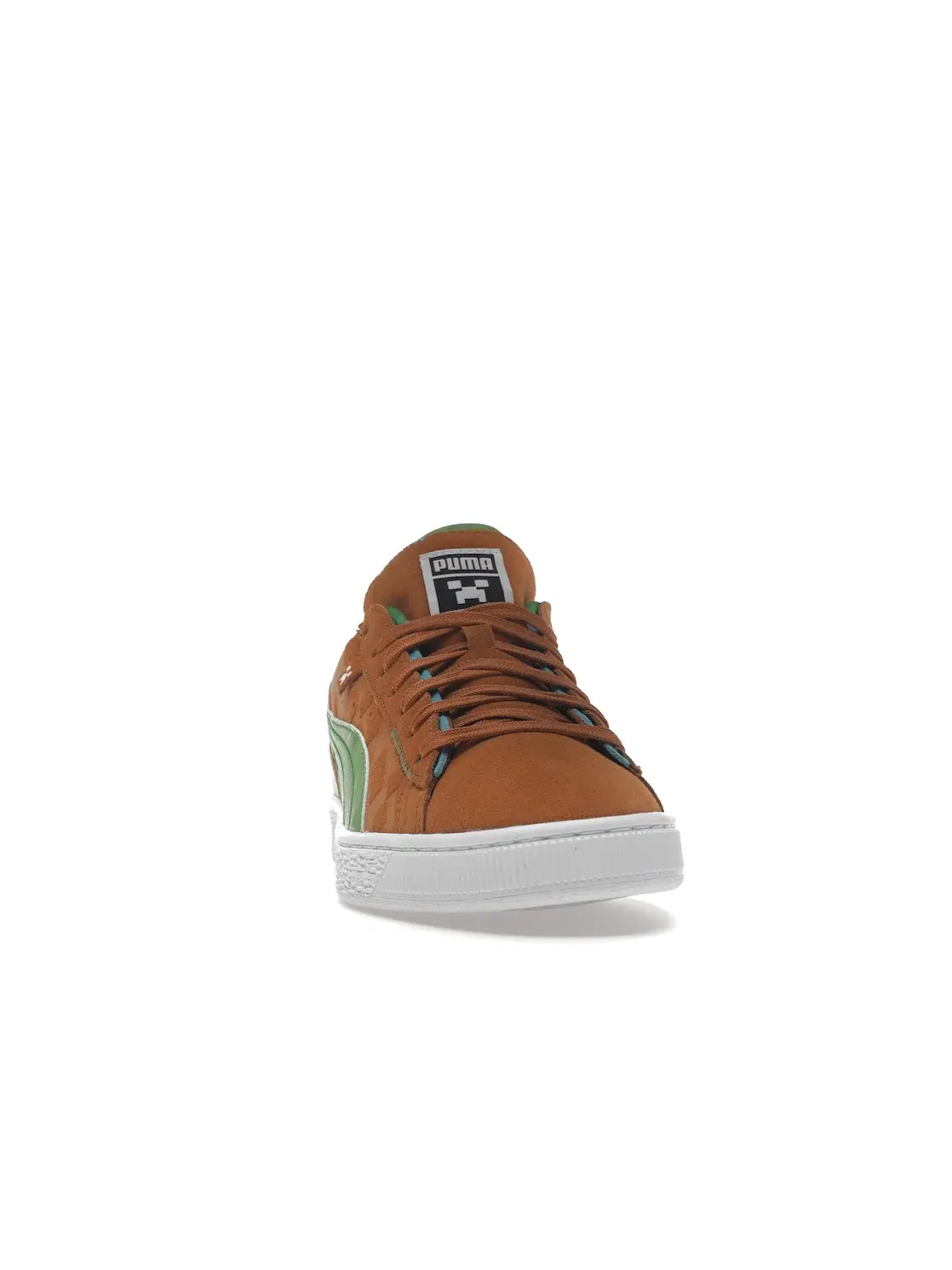 Мужские кроссовки Lifestyle Puma Suede — изображение 2 из 4, коричневый/зеленый