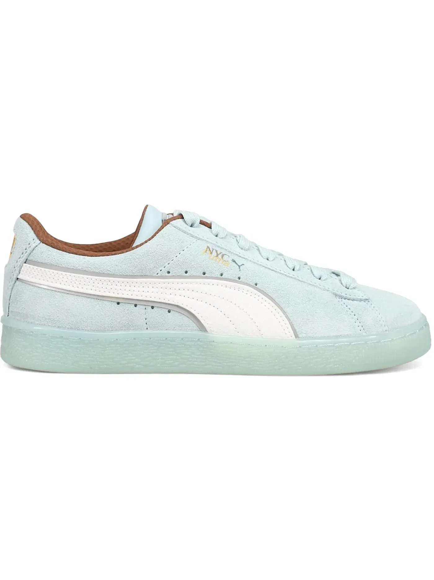 Женские кроссовки Puma Suede NYC Long Run Pack Puma — изображение 1 из 1, белый//серебристый