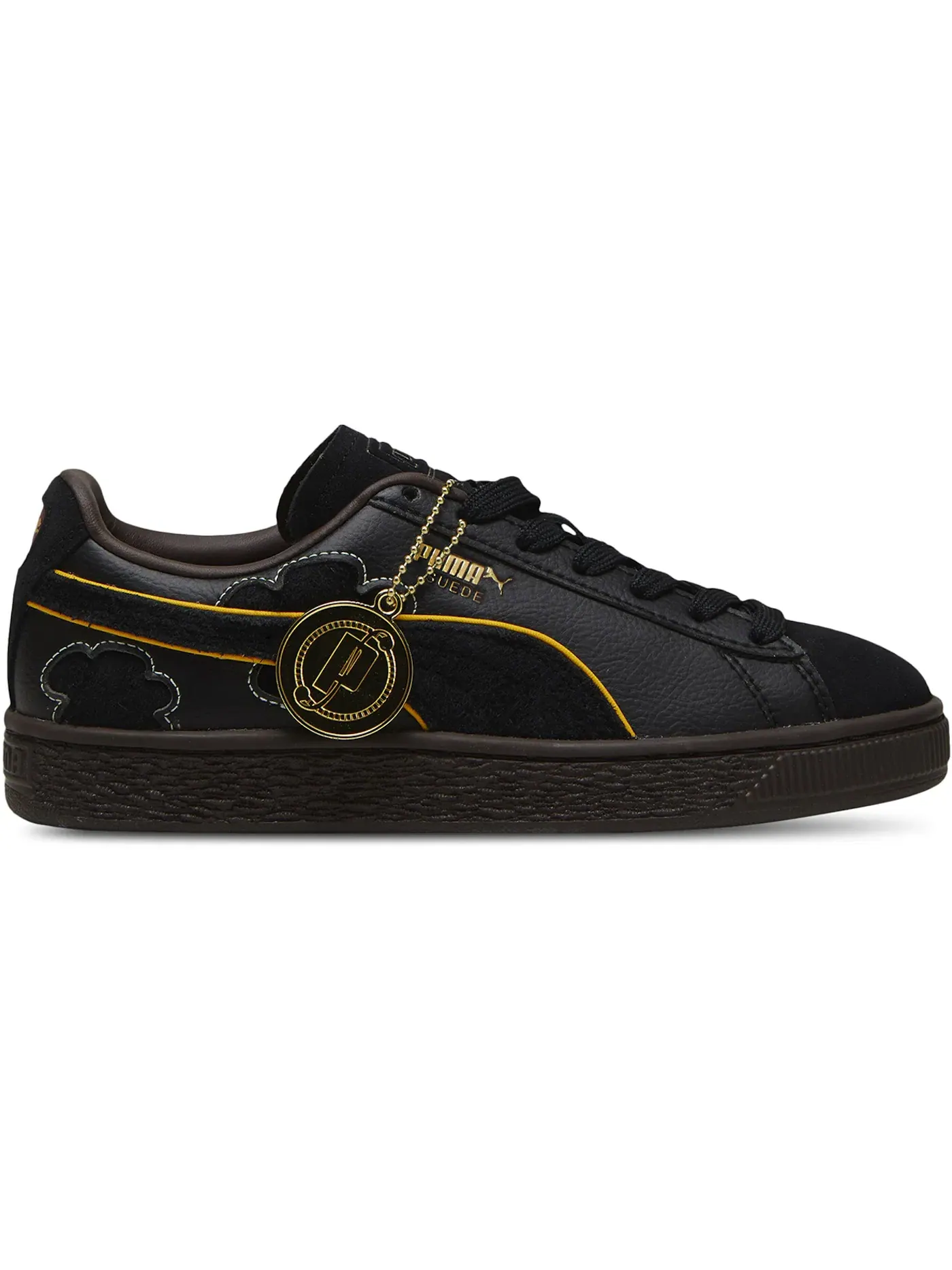 Детские кроссовки Lifestyle Puma Suede — изображение 1 из 1, черный/темный