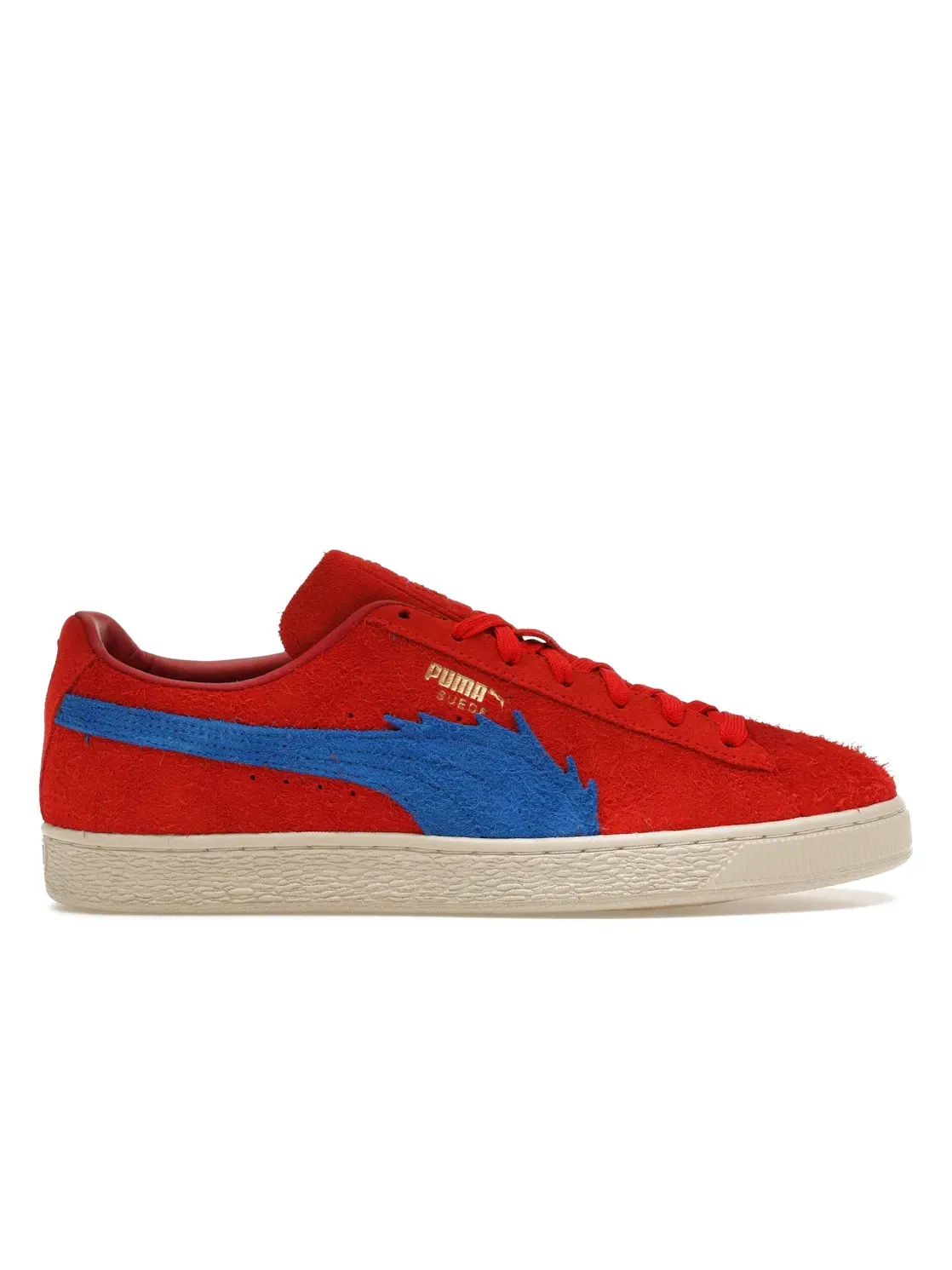 Мужские кеды из замши с принтом Puma Suede One Piece Buggy — изображение 1 из 4, красный/синий