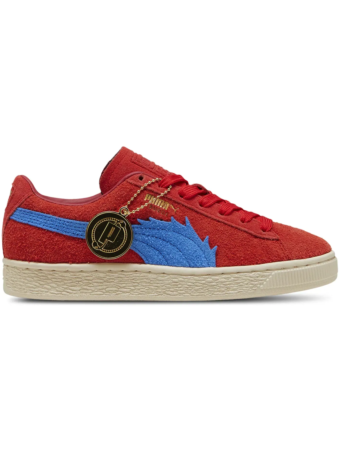 Детские кроссовки Lifestyle Puma Suede — изображение 1 из 1, красный/синий