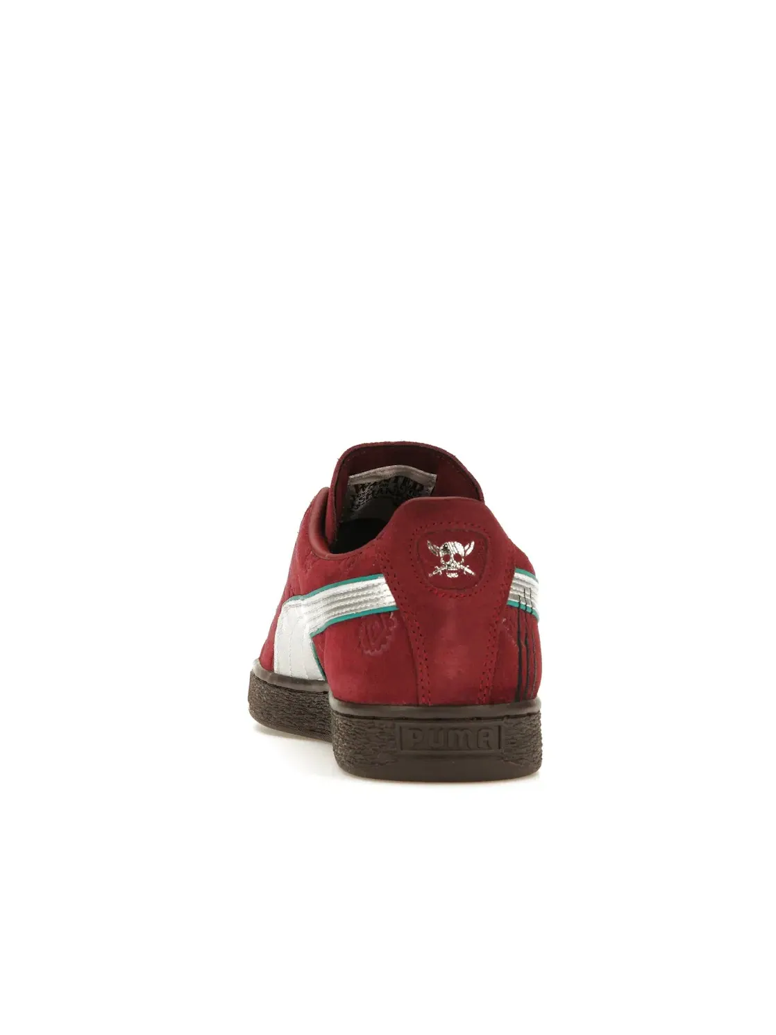 Мужские кроссовки замшевые Puma Suede — изображение 4 из 4, красный/серебристый