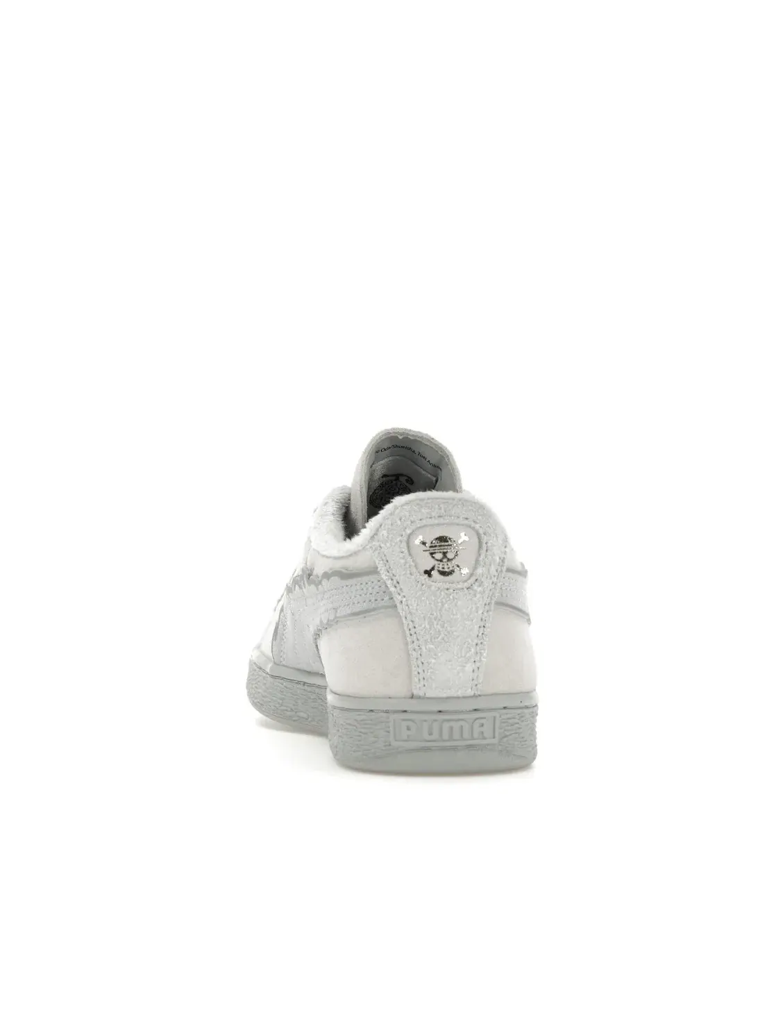Мужские кроссовки с принтом Puma Suede One Piece Straw Hat Luffy Puma — изображение 4 из 4, серый/платиновый серый
