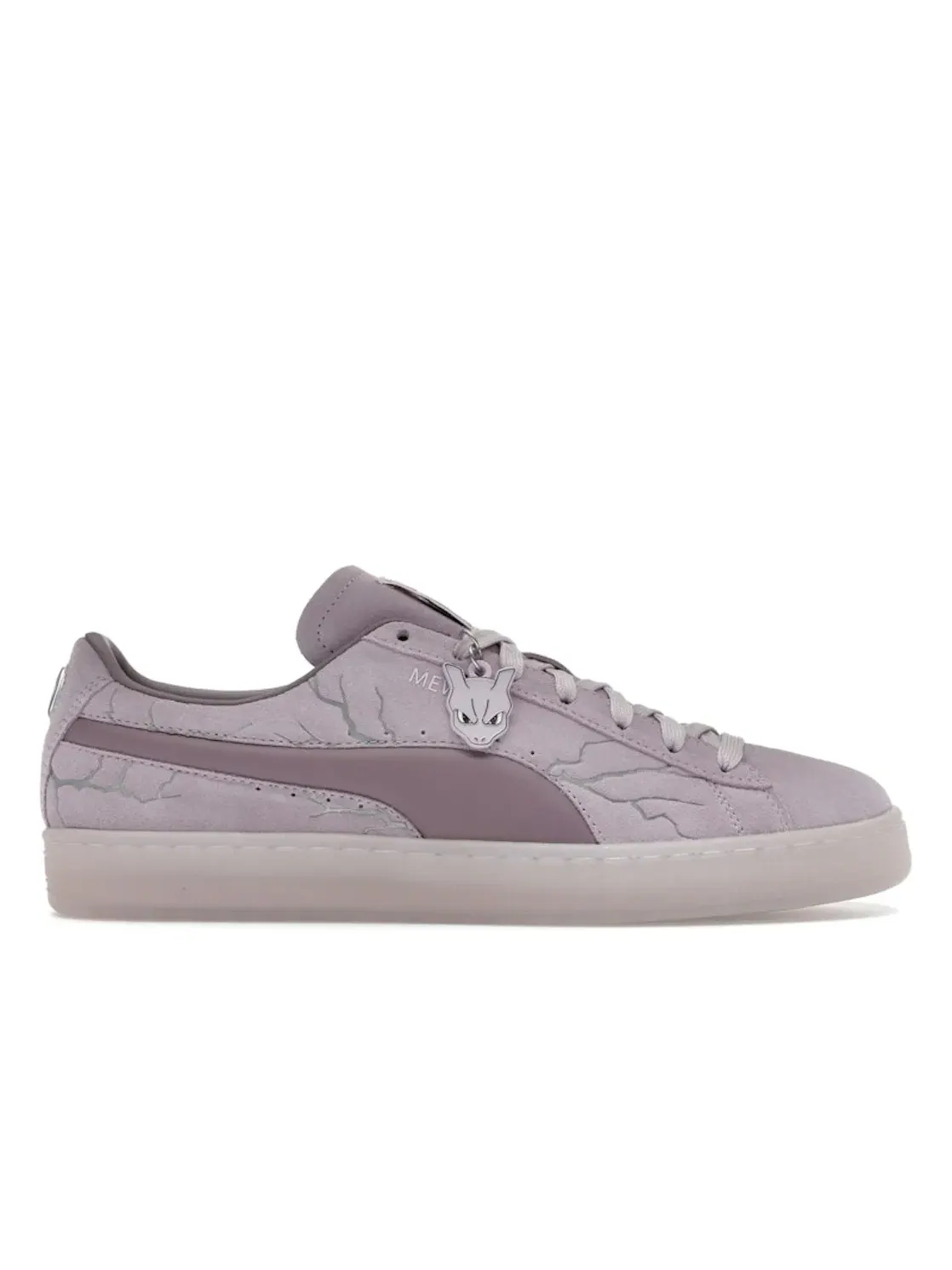 Мужские кроссовки с принтом Puma Suede Pokemon Mewtwo Puma — изображение 1 из 4, фиолетовый/серый