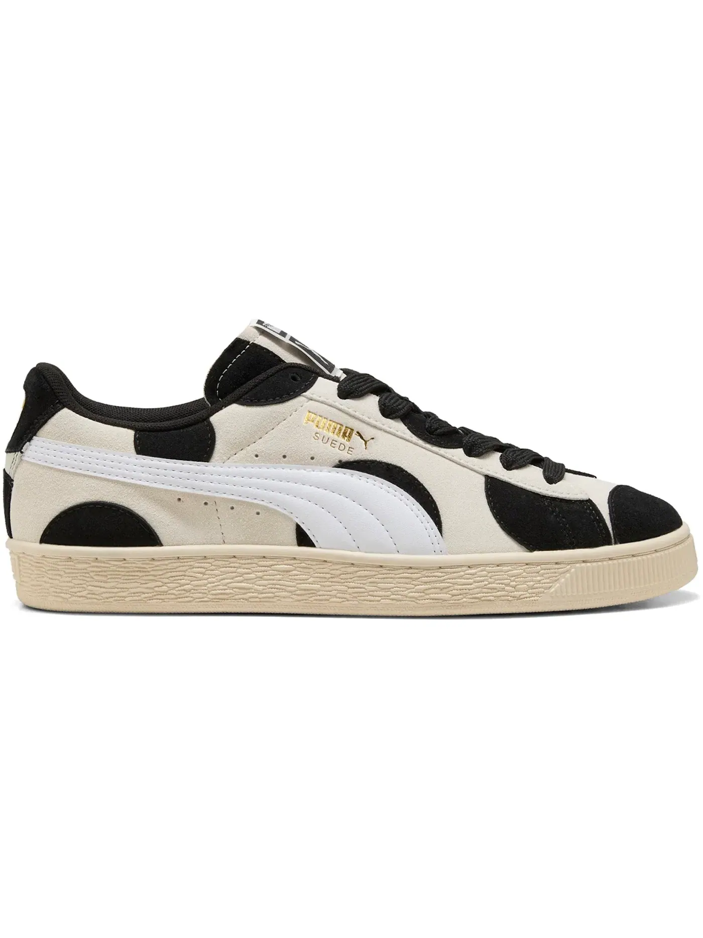 Мужские кроссовки Lifestyle с принтом Puma Suede Printed Puma — изображение 1 из 1, черный