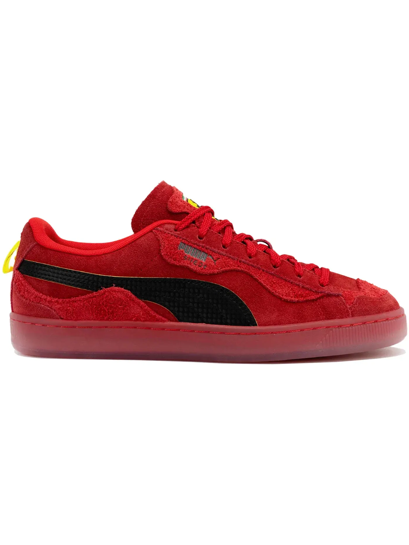Мужские кроссовки Lifestyle Puma Suede Scuderia Ferrari Trippy — изображение 1 из 1, красный/черный