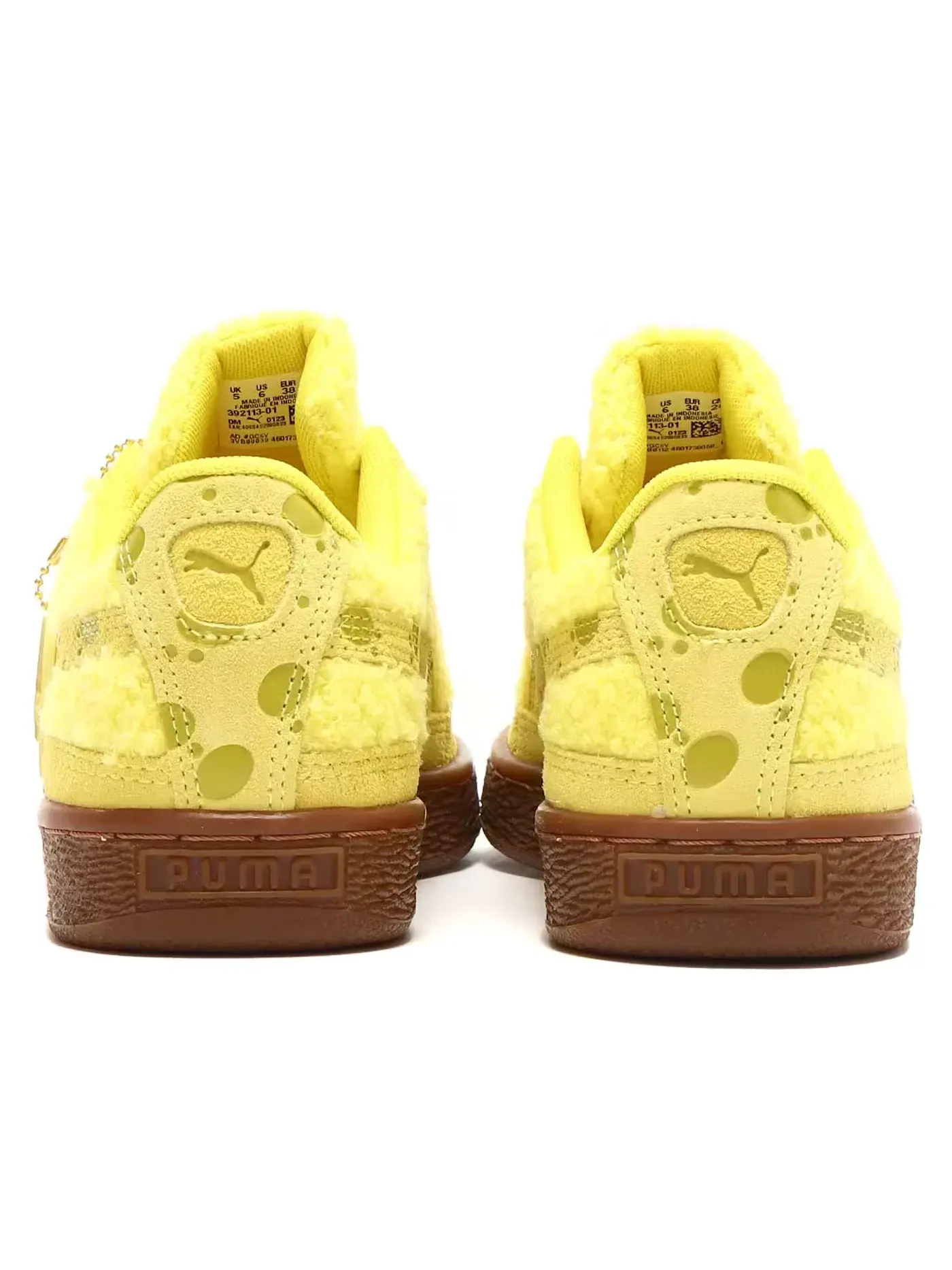 Детские кроссовки на каждый день Puma Suede Spongebob (GS) Puma — изображение 4 из 4, желтый