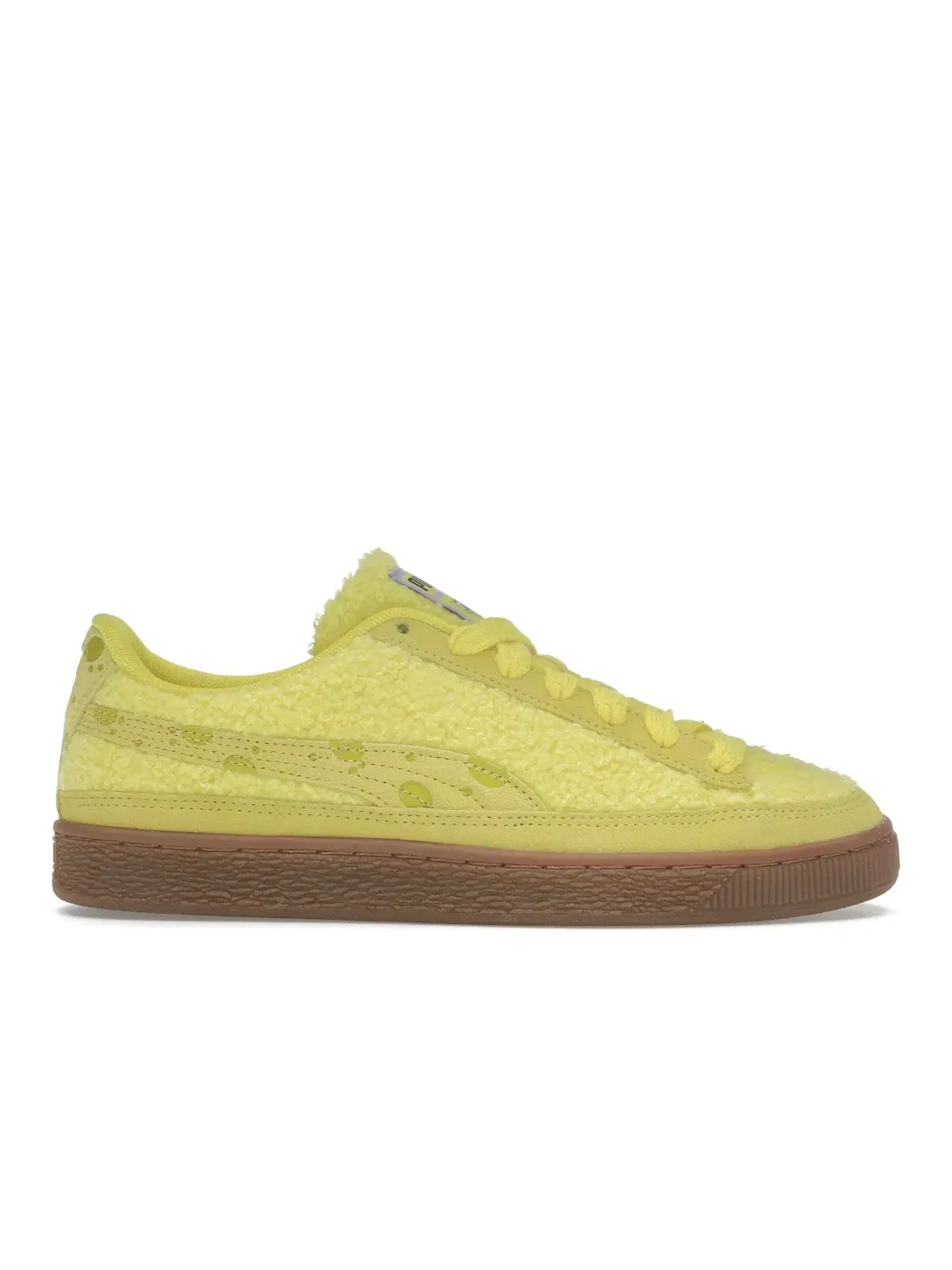 Мужские кроссовки с принтом Puma Suede SpongeBob SquarePants Puma — изображение 1 из 4, желтый