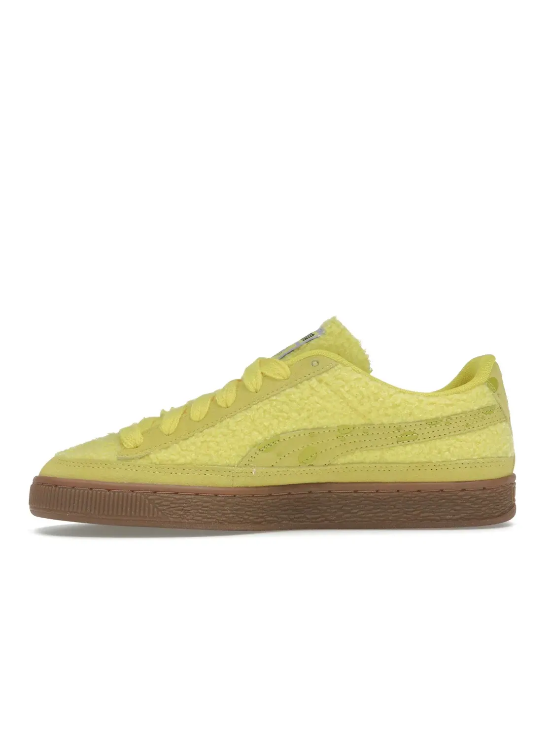 Мужские кроссовки с принтом Puma Suede SpongeBob SquarePants Puma — изображение 3 из 4, желтый