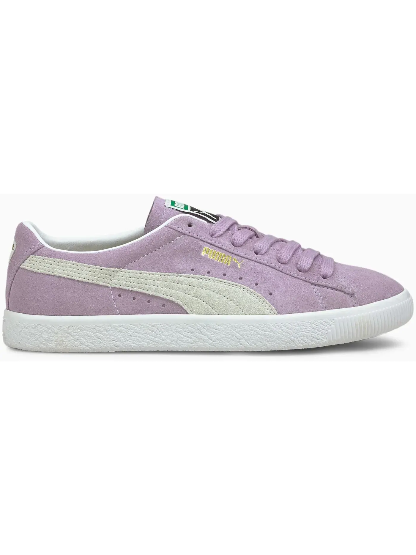 Мужские кроссовки замшевые Puma Suede Vintage — изображение 1 из 1, светлый/белый