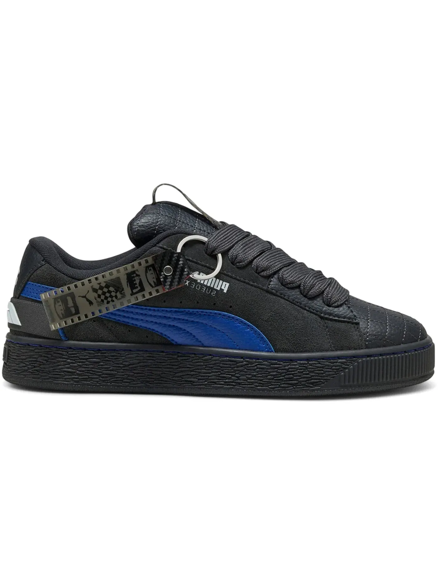 Мужские кроссовки Lifestyle Puma Suede XL Puma — изображение 1 из 1, черный синий