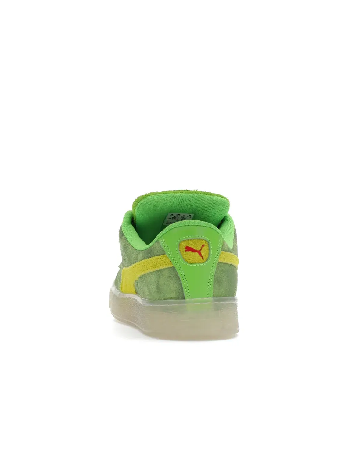 Мужские кроссовки замшевые Puma Suede XL Puma — изображение 4 из 4, зеленый//белый