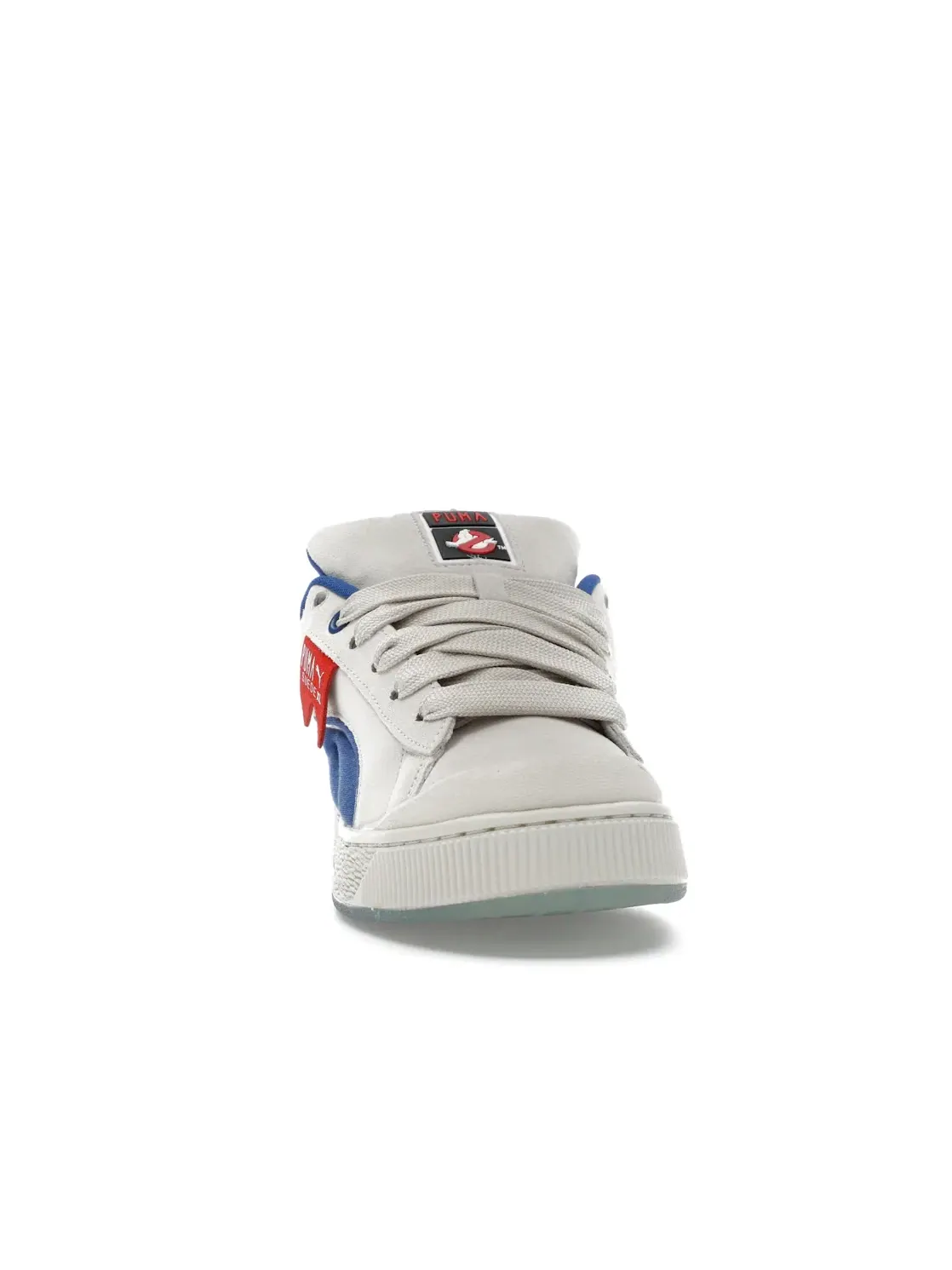 Мужские кроссовки для повседневной носки Puma Suede XL Puma — изображение 2 из 4, белый//красный