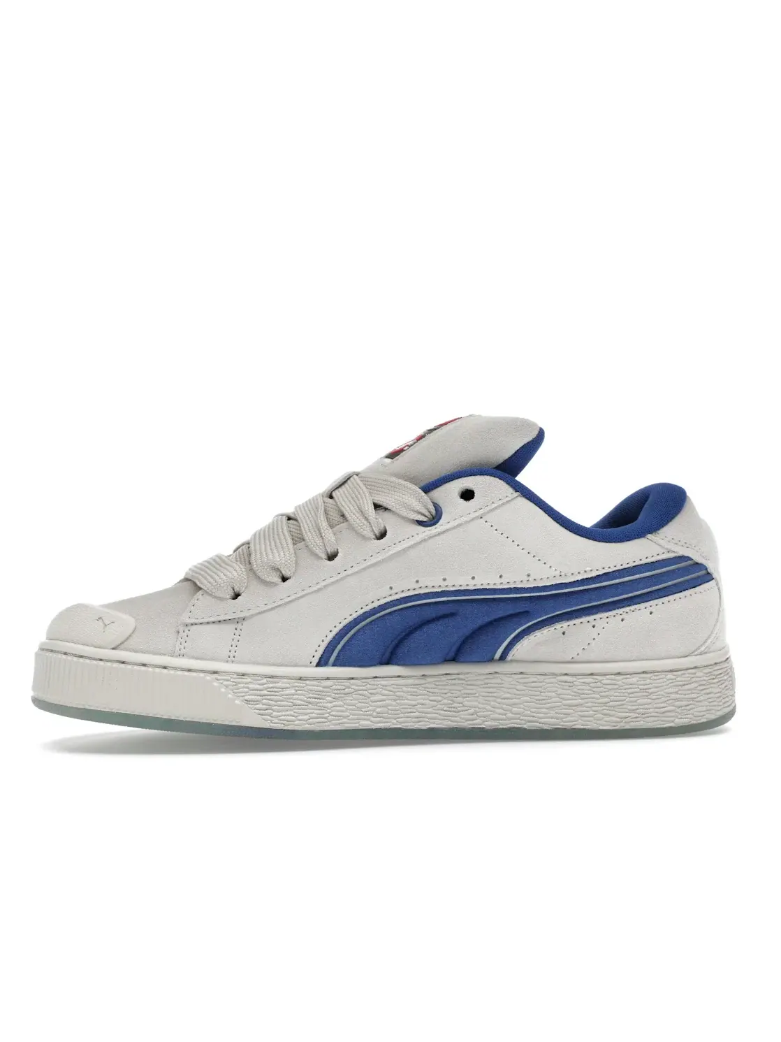 Мужские кроссовки для повседневной носки Puma Suede XL Puma — изображение 3 из 4, белый//красный