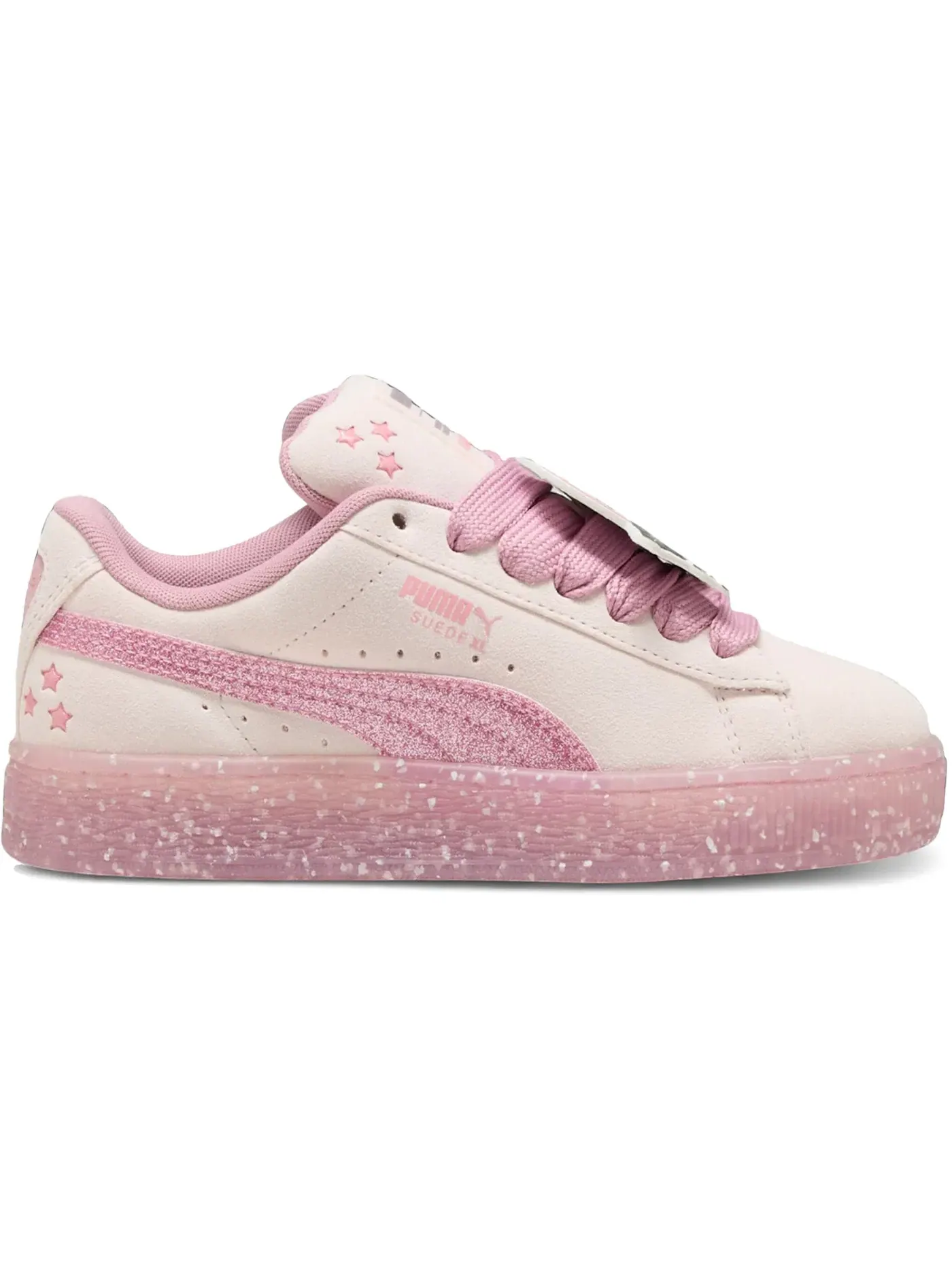 Детские кроссовки с принтом Hello Kitty и Friends Puma Suede XL Puma — изображение 1 из 1, розовый