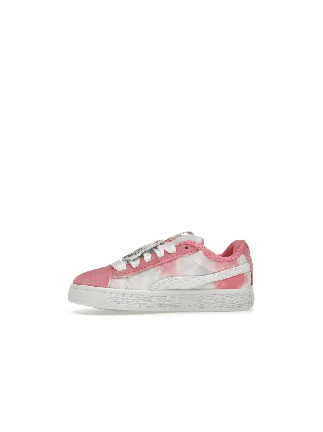 Детские кроссовки с принтом Puma Suede XL Puma — изображение 3 из 4, розовый/синий