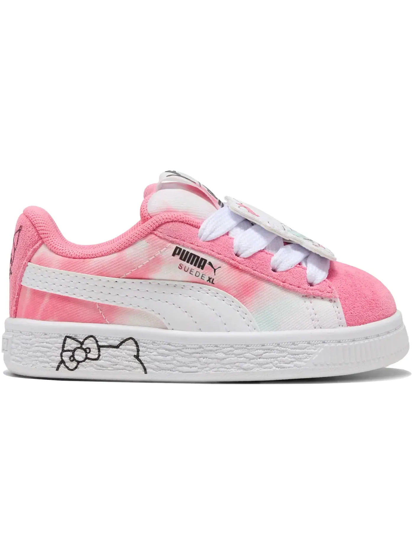 Детские кроссовки с замшевым верхом Puma Suede XL Puma — изображение 1 из 1, розовый/синий
