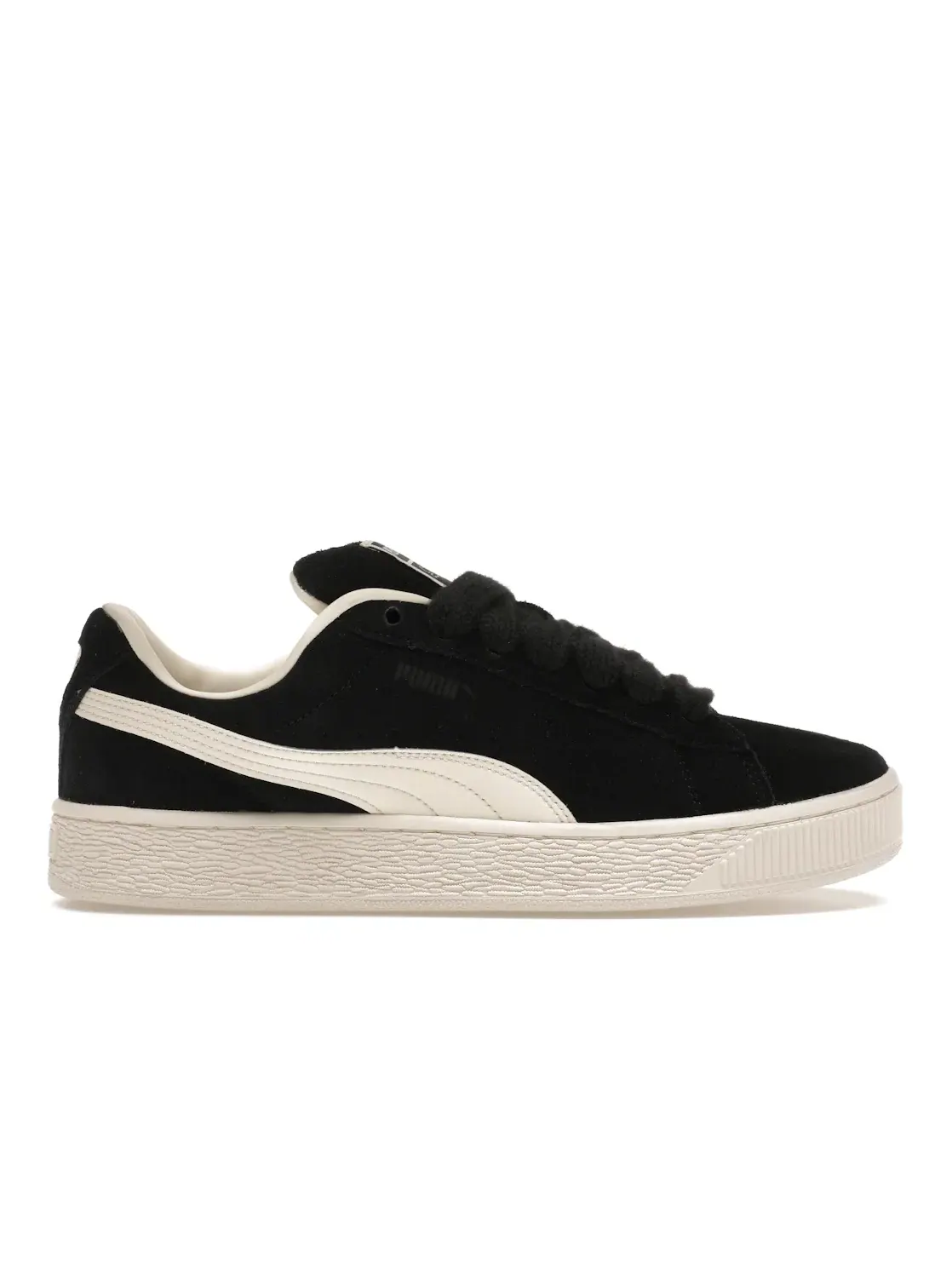 Мужские кроссовки с увеличенным объемом Puma Suede XL Puma — изображение 1 из 4, черный/слоновая кость