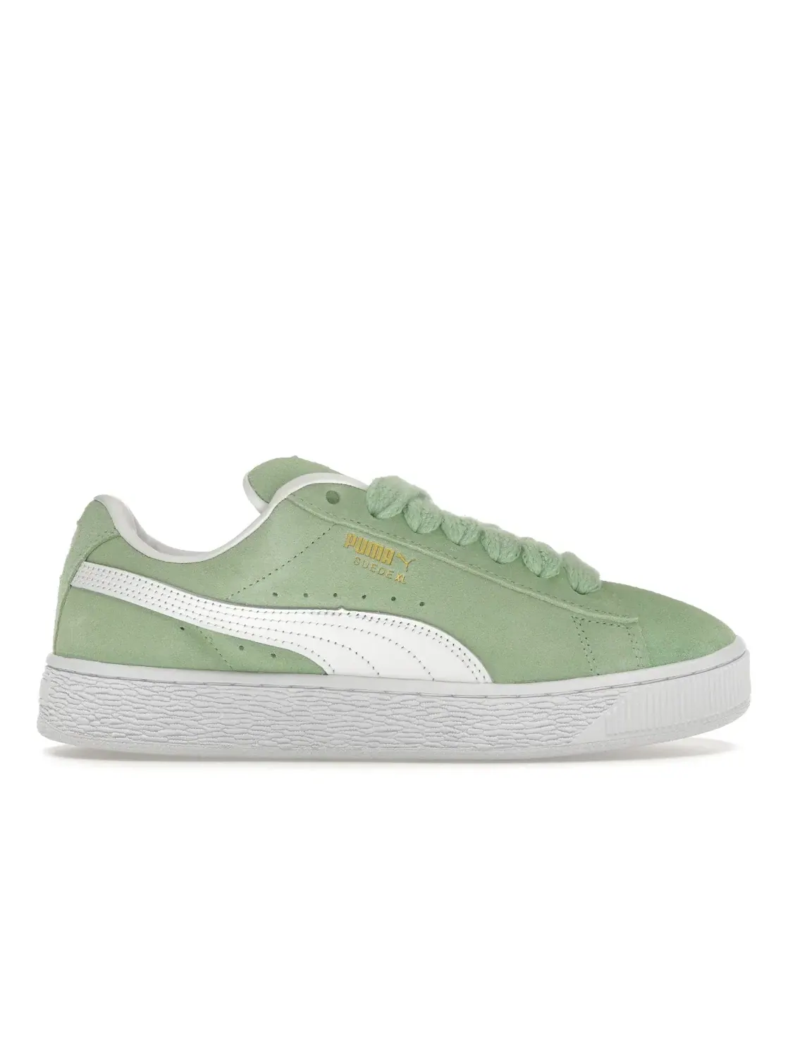 Мужские кроссовки Lifestyle Puma Suede XL Puma — изображение 1 из 4, зеленый/белый