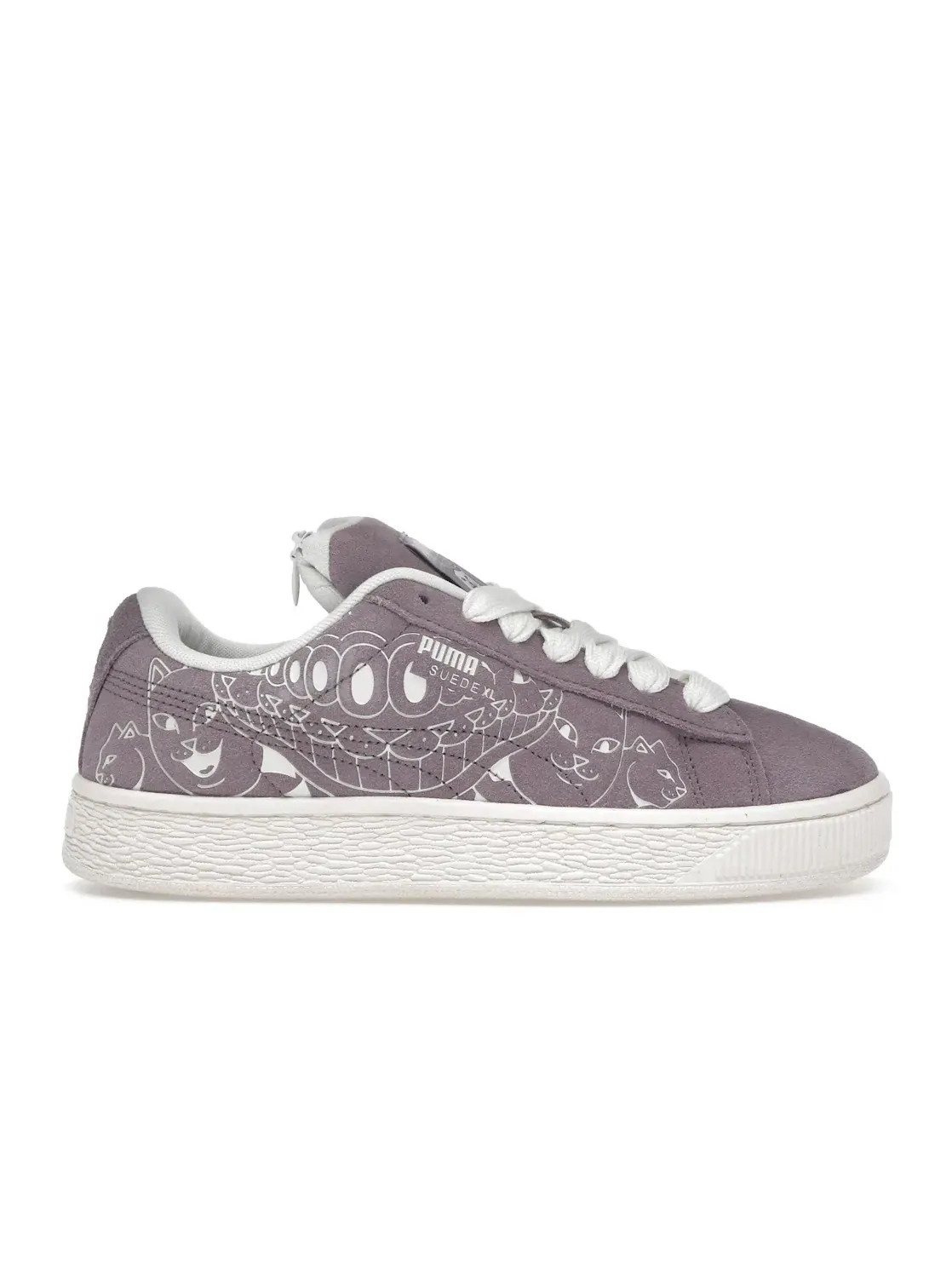 Мужские кроссовки на шнуровке Puma Suede XL Puma — изображение 1 из 4, белый