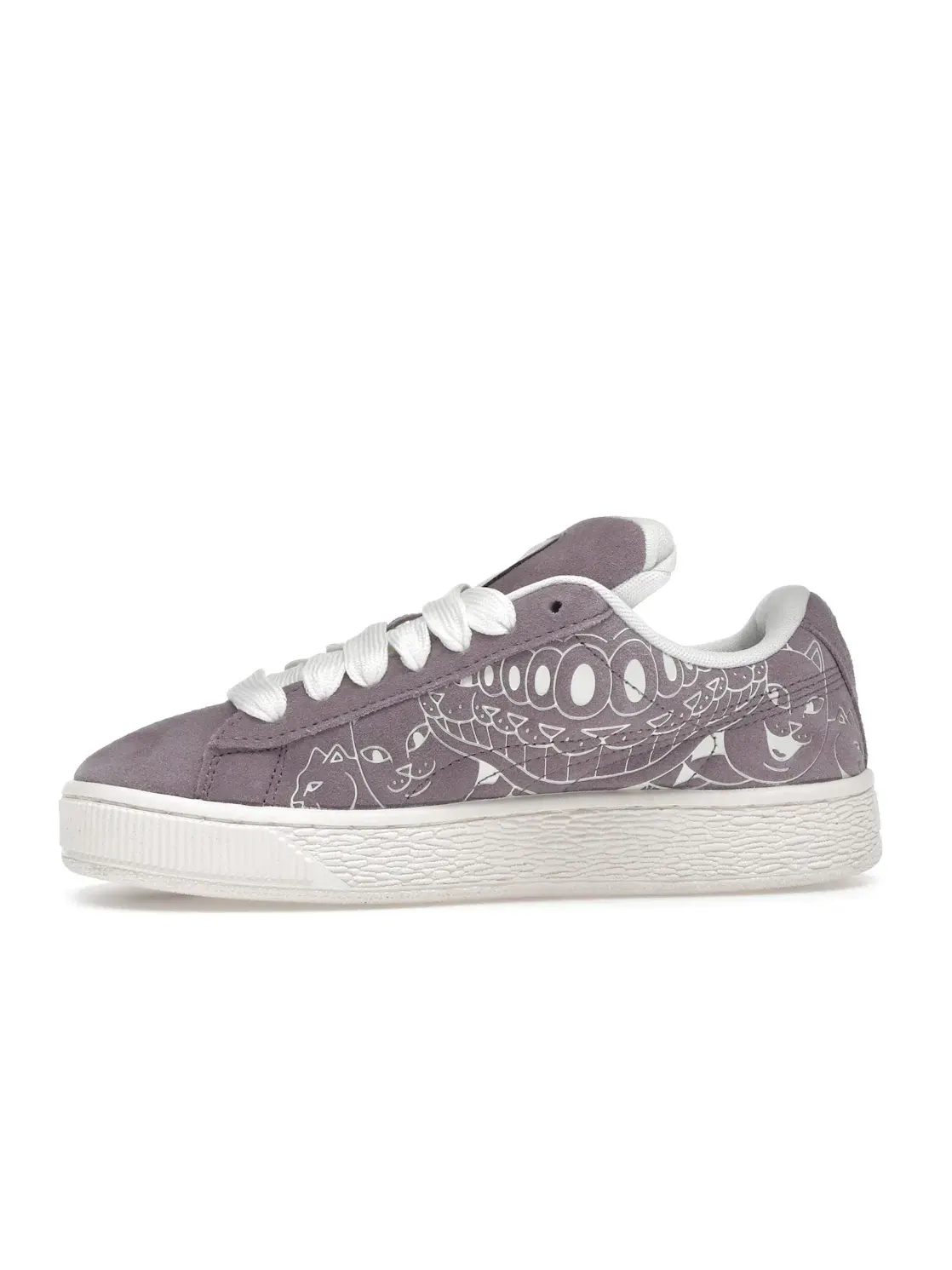 Мужские кроссовки на шнуровке Puma Suede XL Puma — изображение 3 из 4, белый