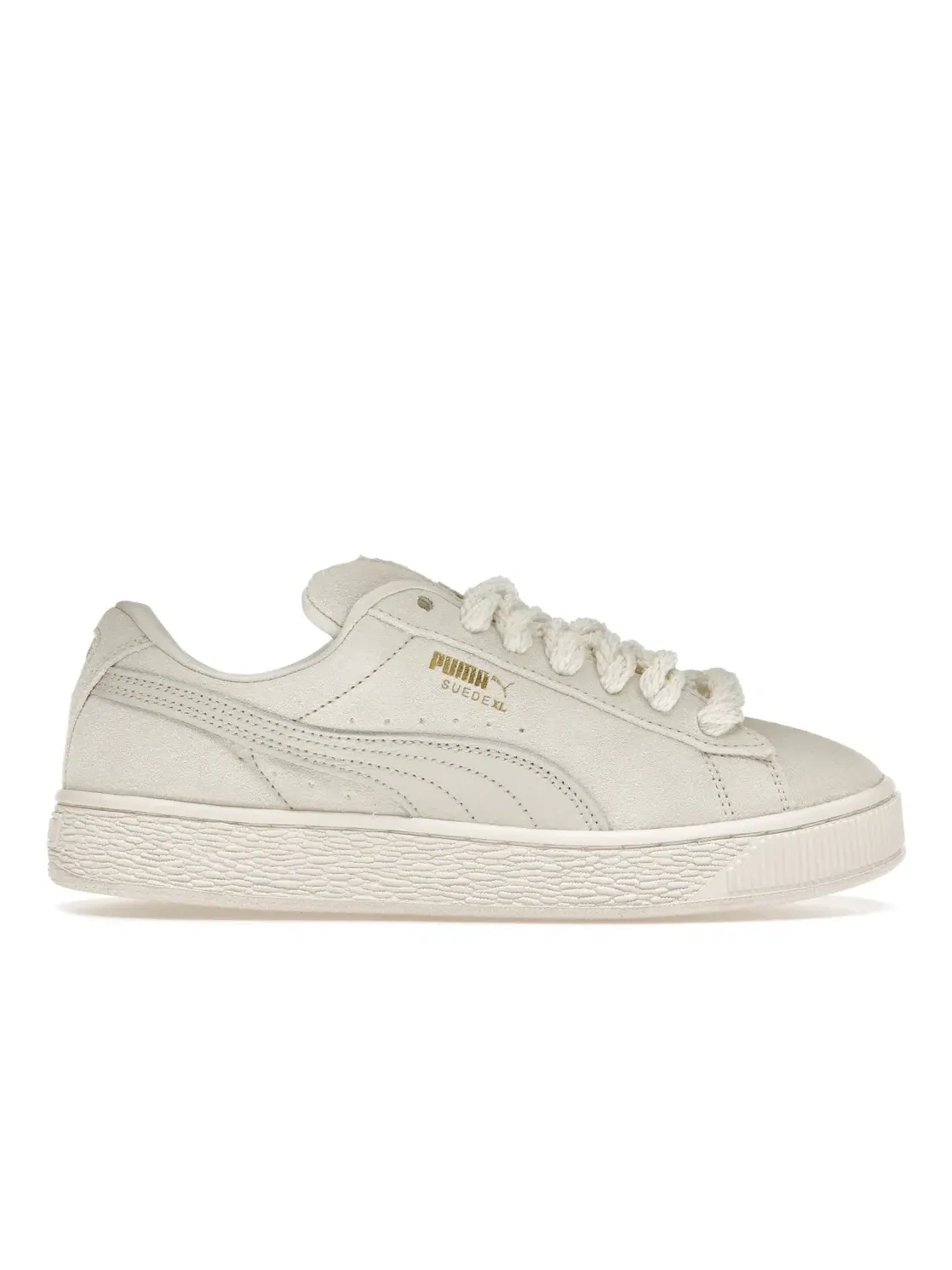 Мужские кроссовки Lifestyle Puma Suede XL Puma — изображение 1 из 4, слоновая кость/серый