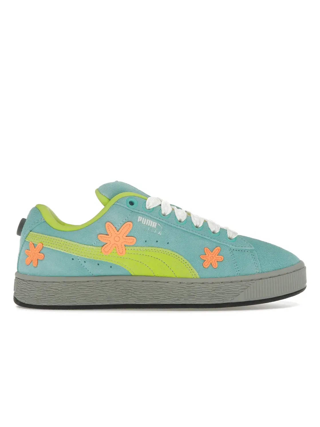 Мужские кроссовки Lifestyle Puma Suede XL Puma — изображение 1 из 4, синий/оранжевый/зеленый