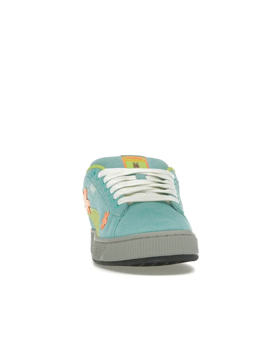 Мужские кроссовки Lifestyle Puma Suede XL Puma — изображение 2 из 4, синий/оранжевый/зеленый