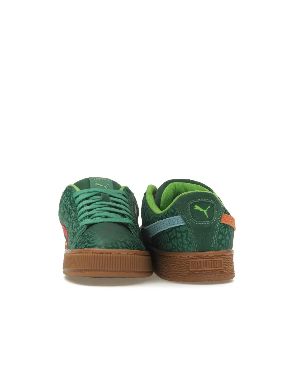 Мужские кроссовки с принтом Puma Suede XL Puma — изображение 4 из 4, зеленый/фиолетовый