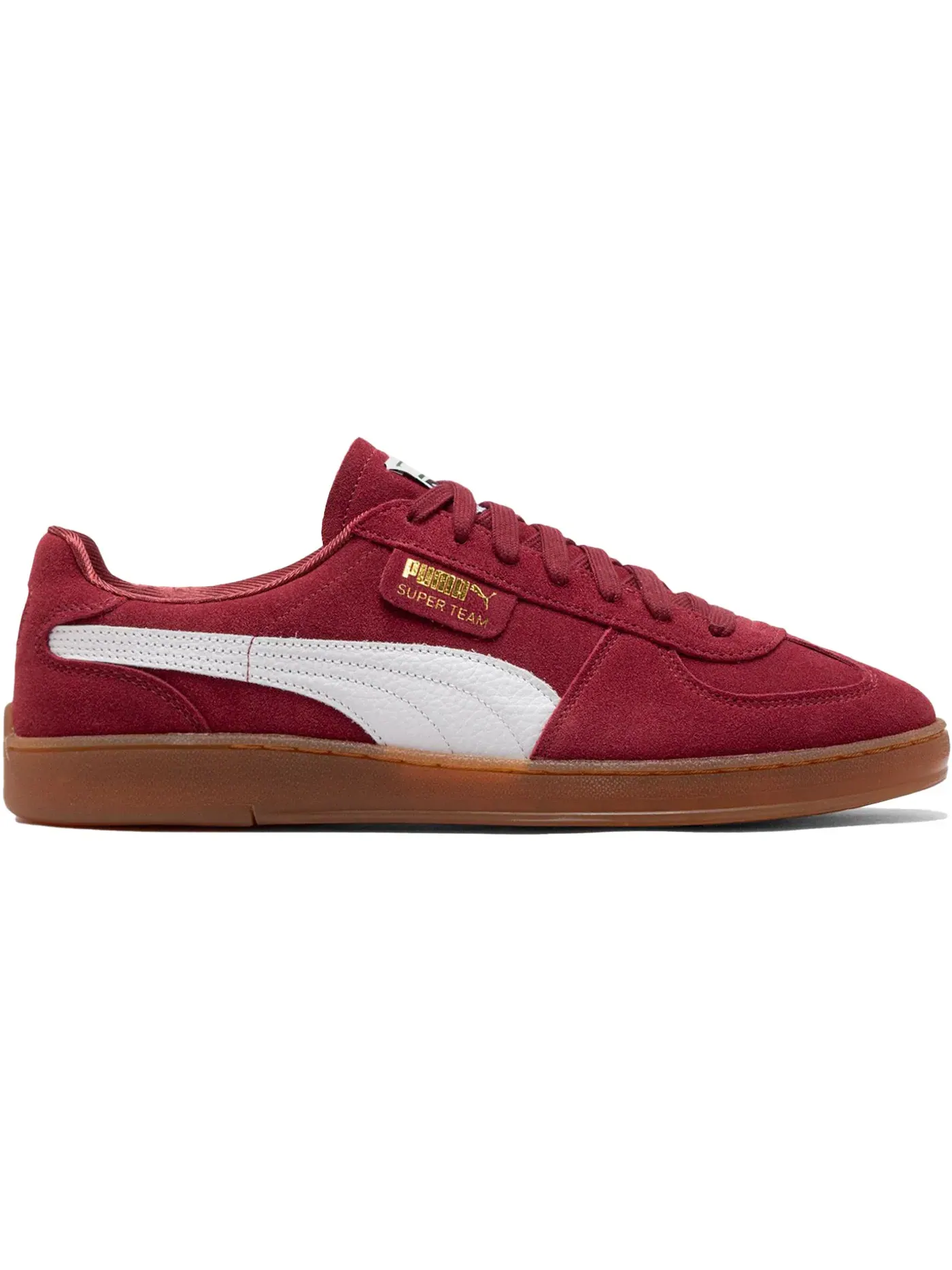 Мужские кроссовки Lifestyle Puma Super Team Suede Puma — изображение 1 из 1, красный/белый