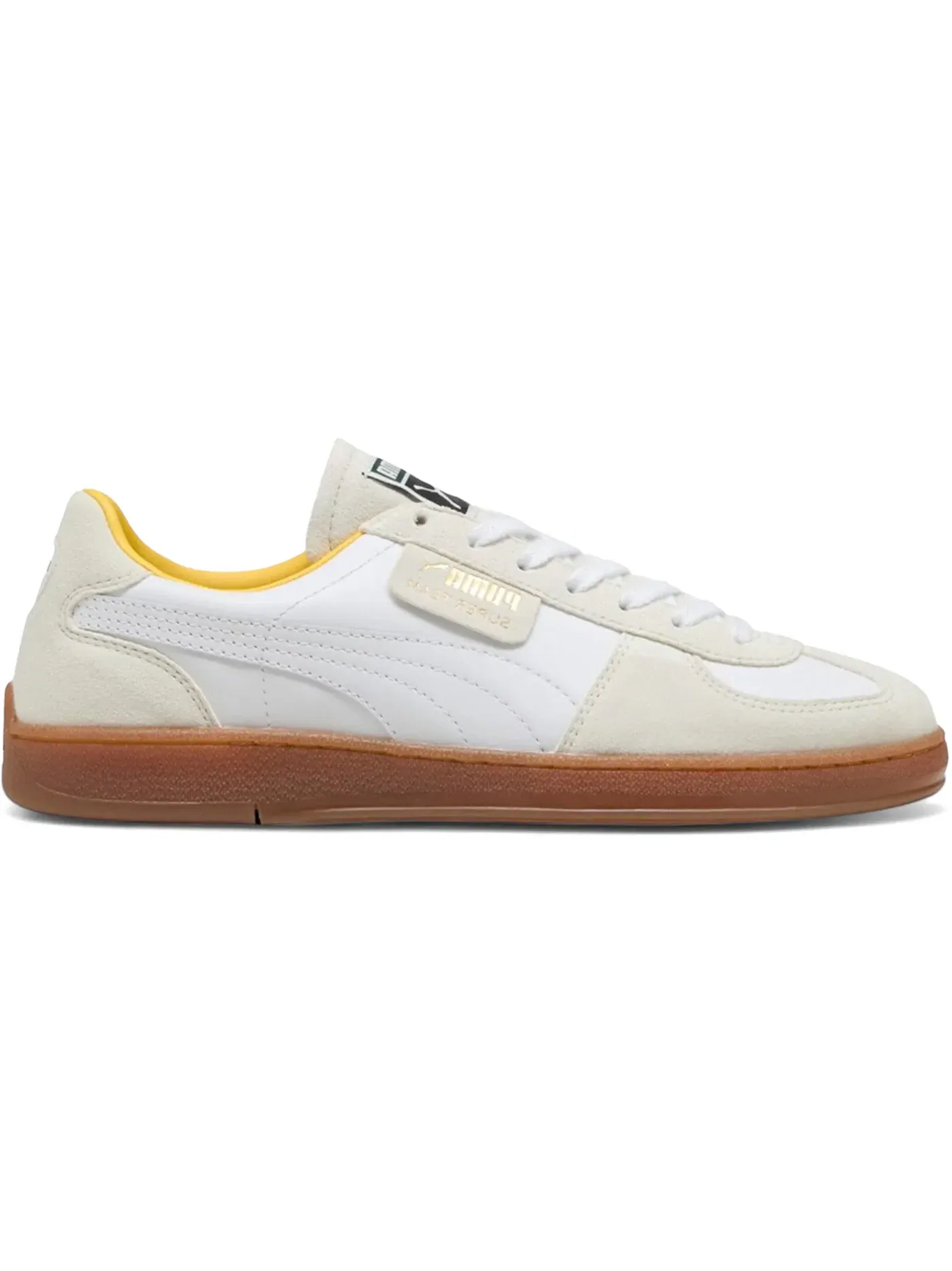Мужские кроссовки с замшевыми вставками Puma Super Team Puma — изображение 1 из 1, белый/белый