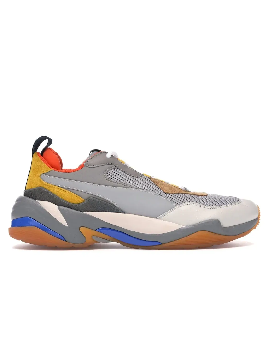 Мужские кроссовки Lifestyle с цветовой комбинацией Puma Thunder Spectra — изображение 1 из 4, серый/желтый-оранжевый