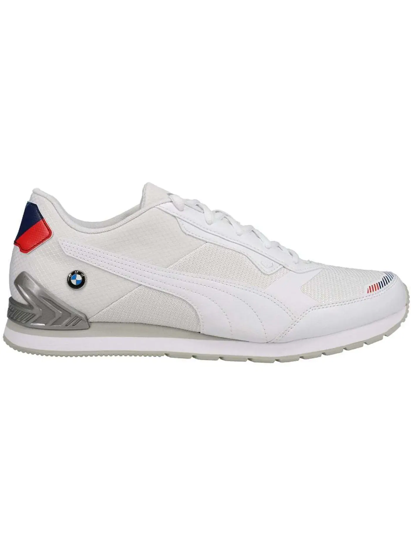 Мужские кроссовки Lifestyle Puma Track Racer — изображение 1 из 1, белый/серебристый