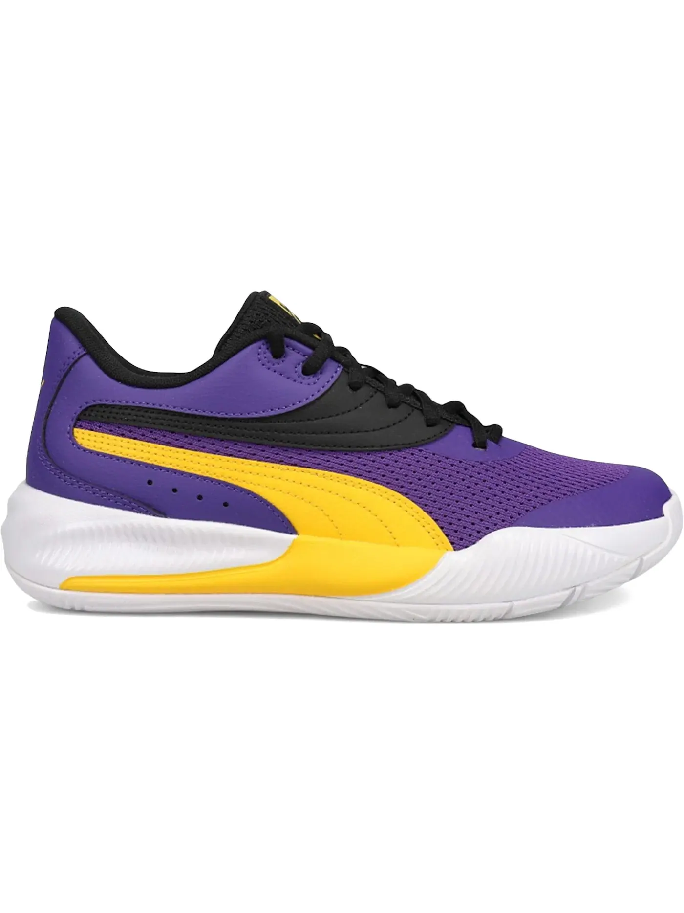 Мужские кроссовки для баскетбола Puma Triple Basketball Puma — изображение 1 из 1, фиолетовый/желтый