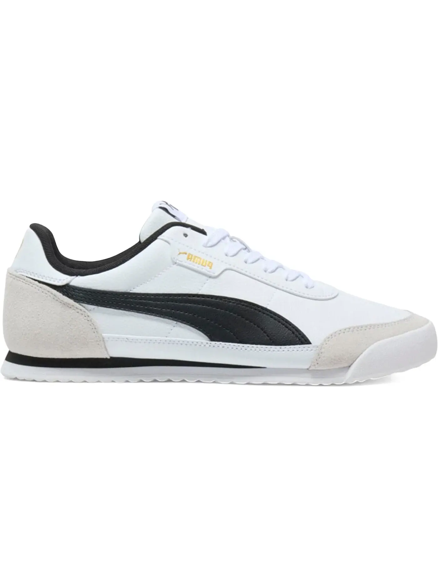 Женские кроссовки Lifestyle Puma Turino II OG Puma White/Puma Black/Vapor Gray/Puma Gold — изображение 1 из 1