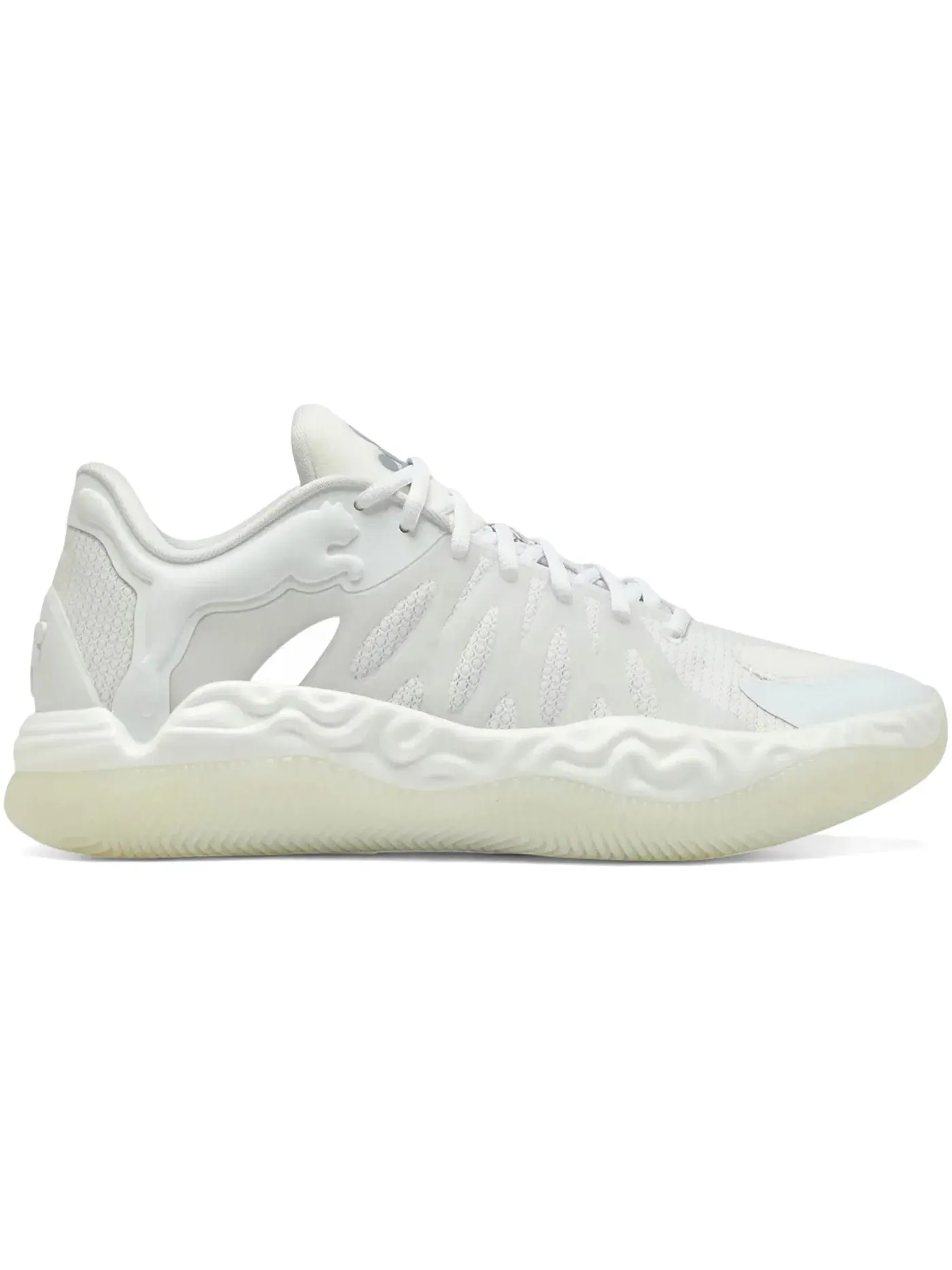 Мужские кроссовки для баскетбола Puma Tyrese Haliburton Hali 1 Puma White/Vibrant Silver — изображение 1 из 1