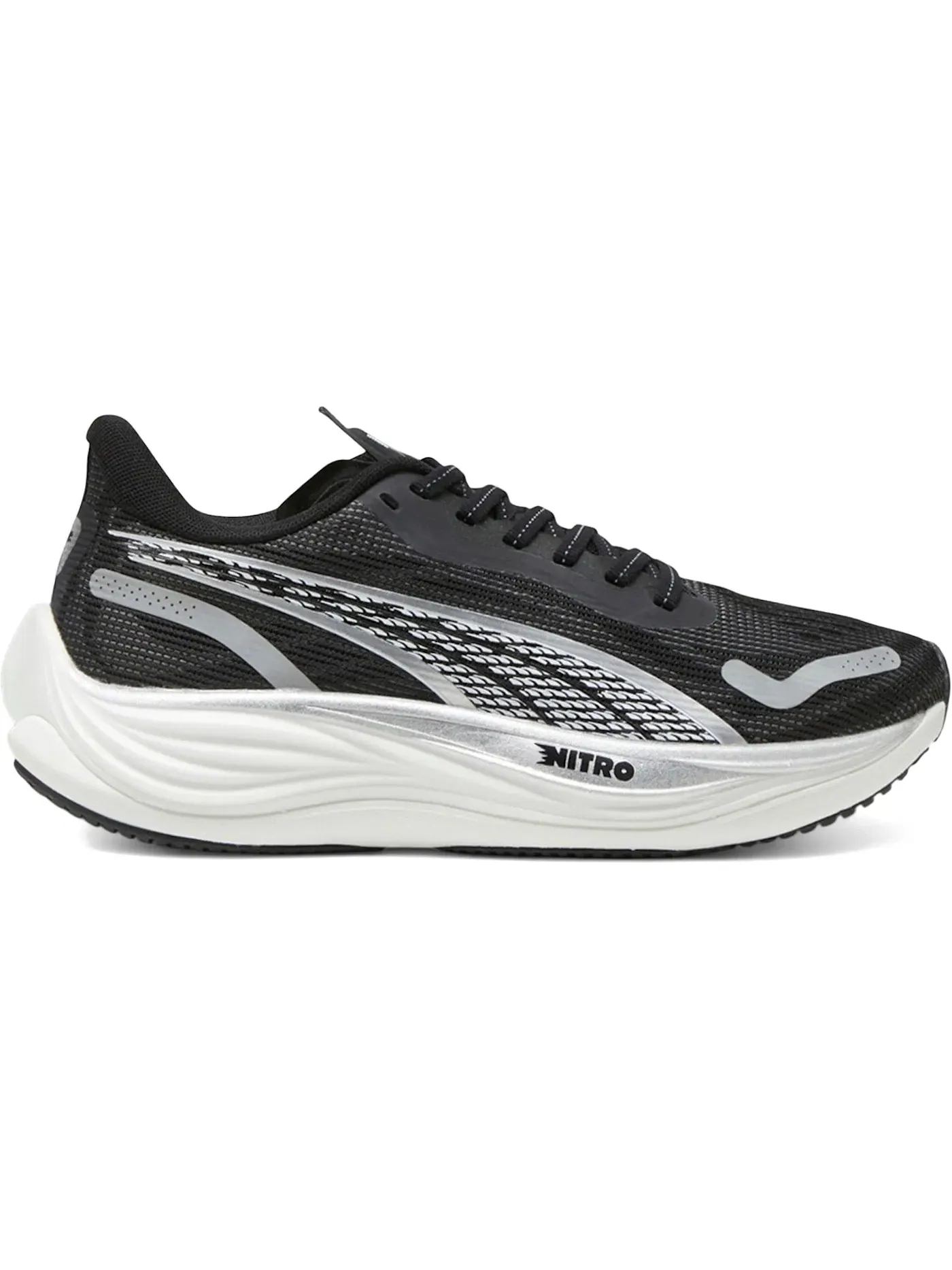 Женские кроссовки для бега Puma Velocity Nitro 3 — изображение 1 из 1, черный/серебристый/белый