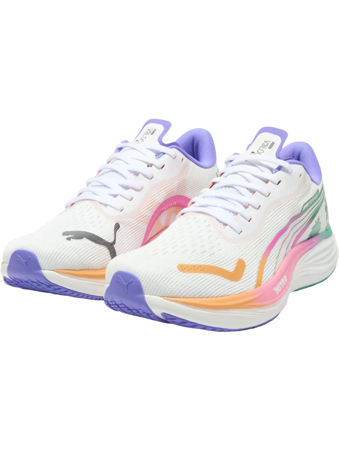 Мужские кроссовки Lifestyle Puma Velocity Nitro 3 Puma Puma White/Dark Amethyst — изображение 1 из 1