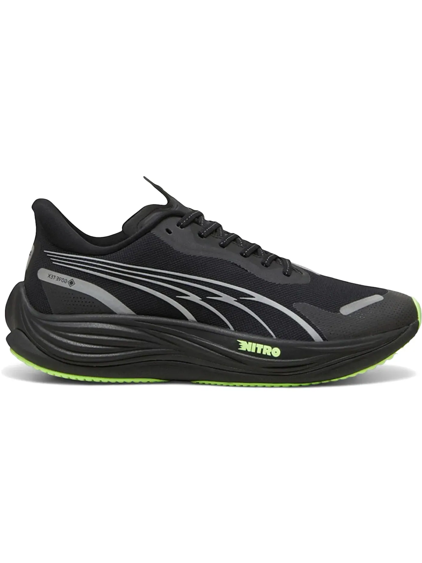 Мужские кроссовки для бега Puma Velocity Nitro 3 Gore-Tex — изображение 1 из 1, черный/серебристый