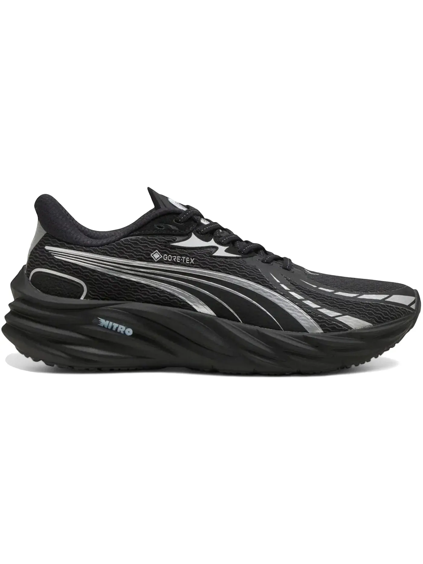 Мужские кроссовки для бега Puma Velocity Nitro 4 Gore-Tex Puma Black/Puma Silver — изображение 1 из 1