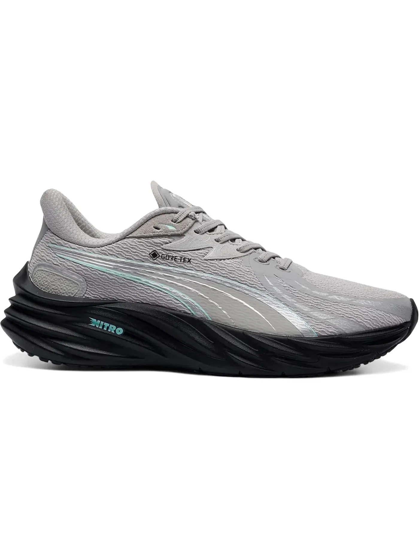 Мужские кроссовки для бега Puma Velocity Nitro 4 Gore-Tex — изображение 1 из 1, серый/черный