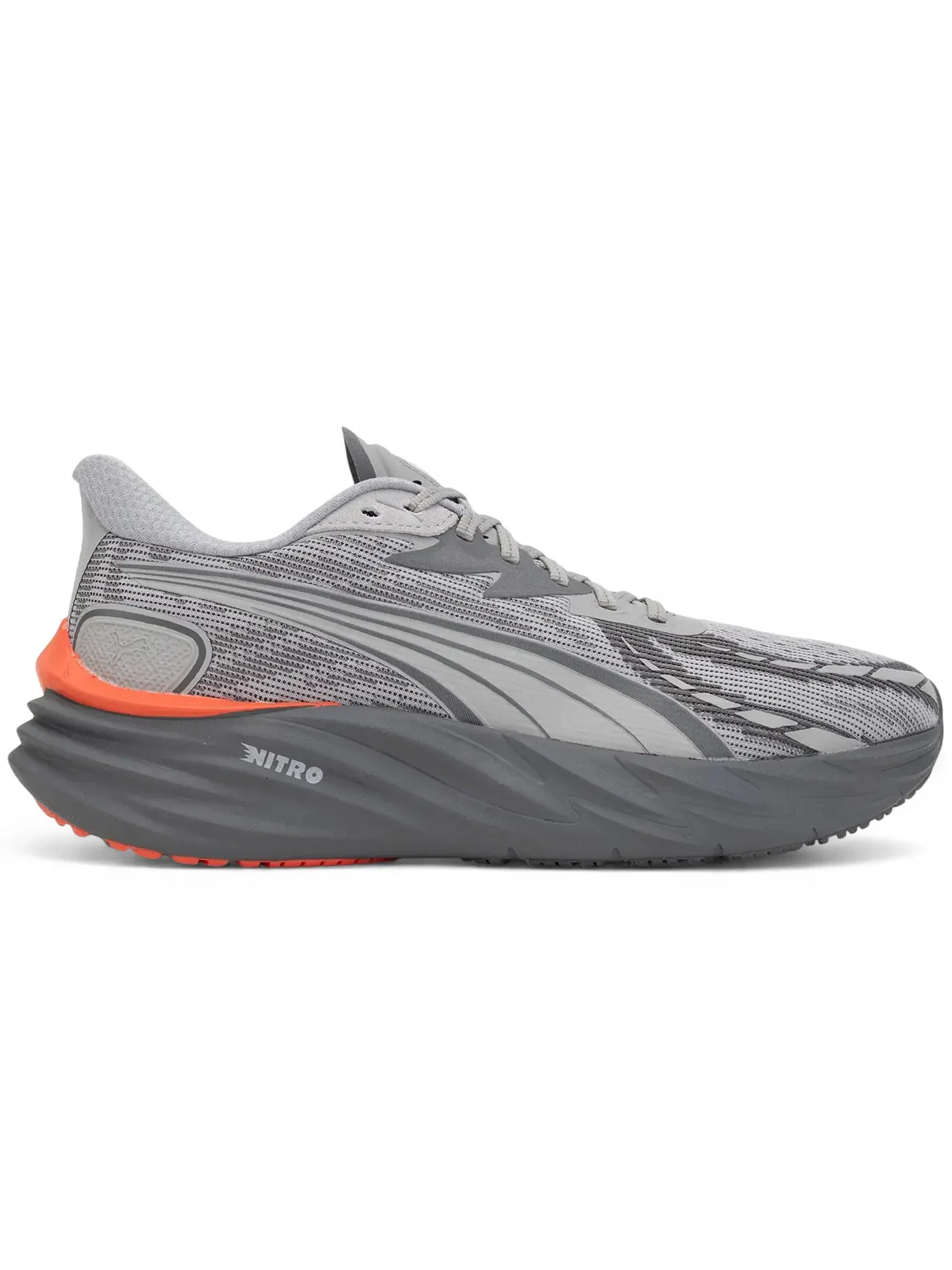 Мужские кроссовки для бега Puma Velocity Nitro 4 — изображение 1 из 1, серый красный